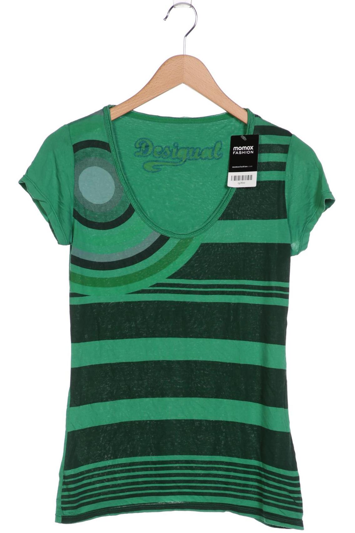 

Desigual Damen T-Shirt, grün, Gr. 38