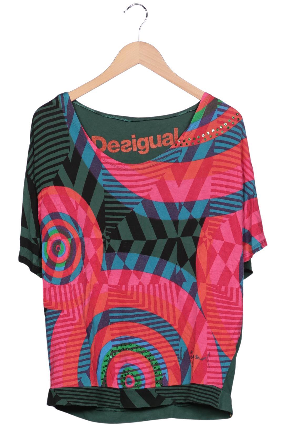 

Desigual Damen T-Shirt, grün, Gr. 42