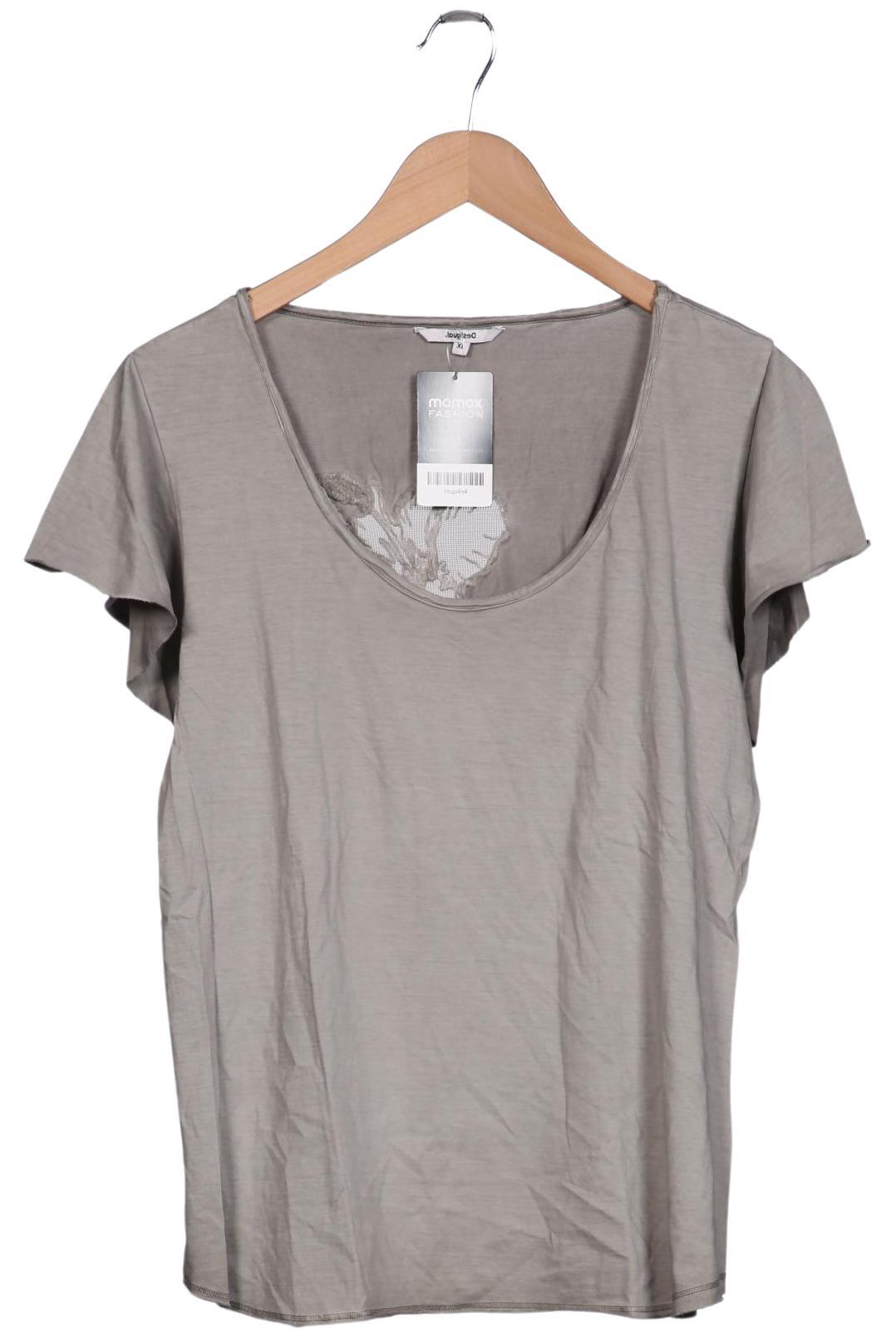 

Desigual Damen T-Shirt, grau, Gr. 44