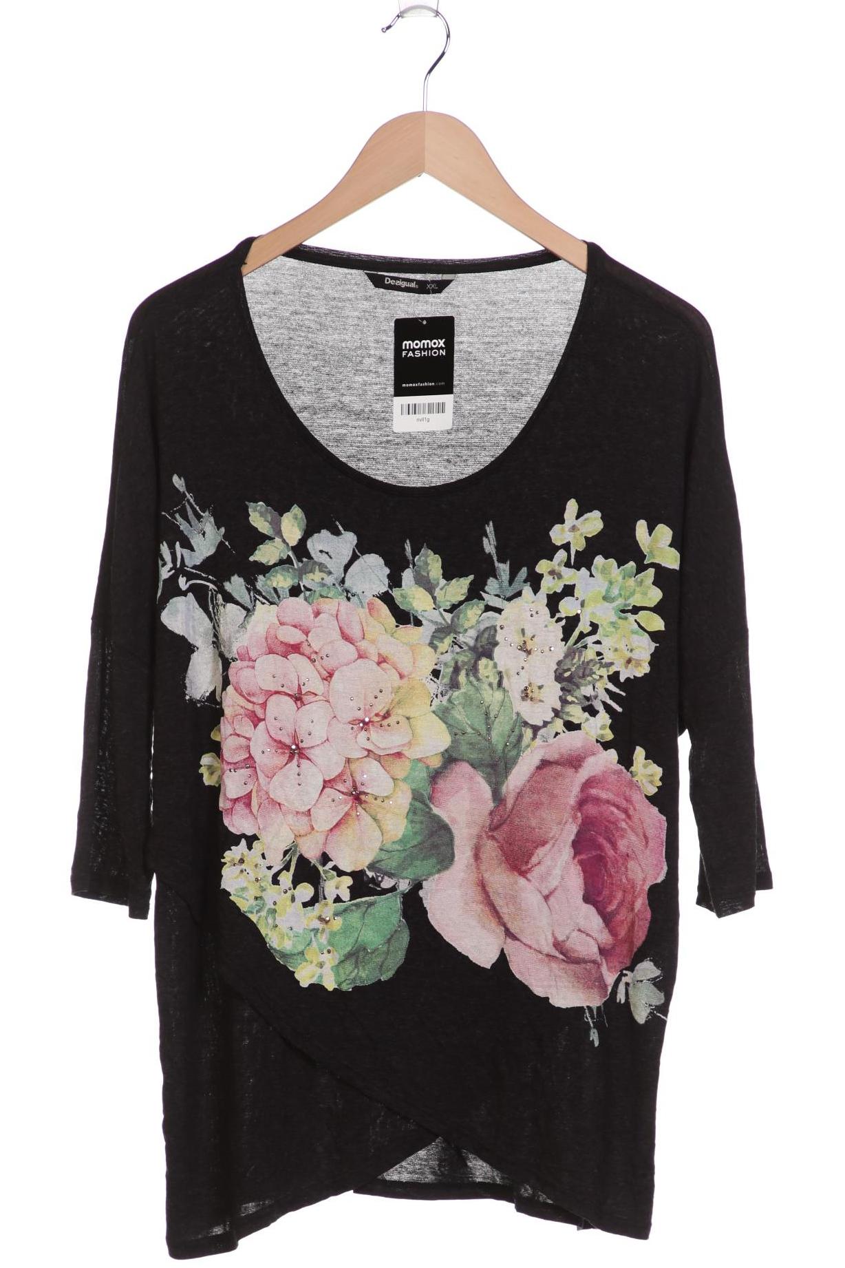 

Desigual Damen T-Shirt, grau, Gr. 46