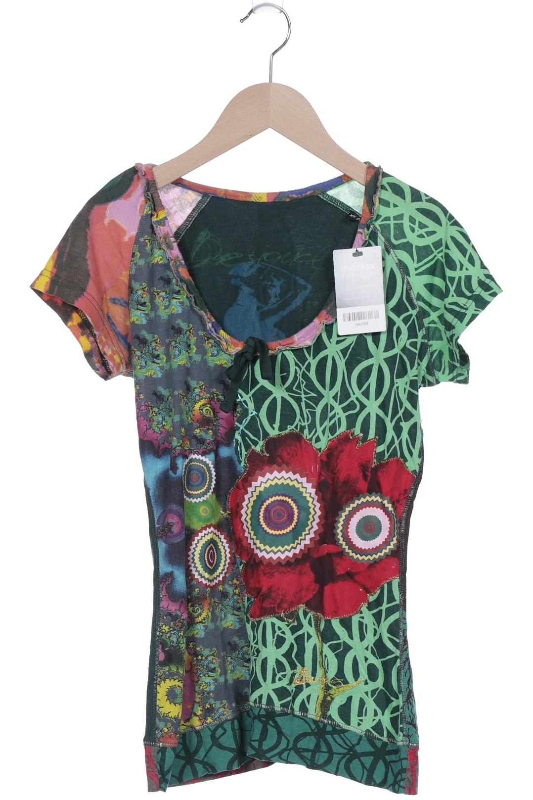 

Desigual Damen T-Shirt, grün, Gr. 34