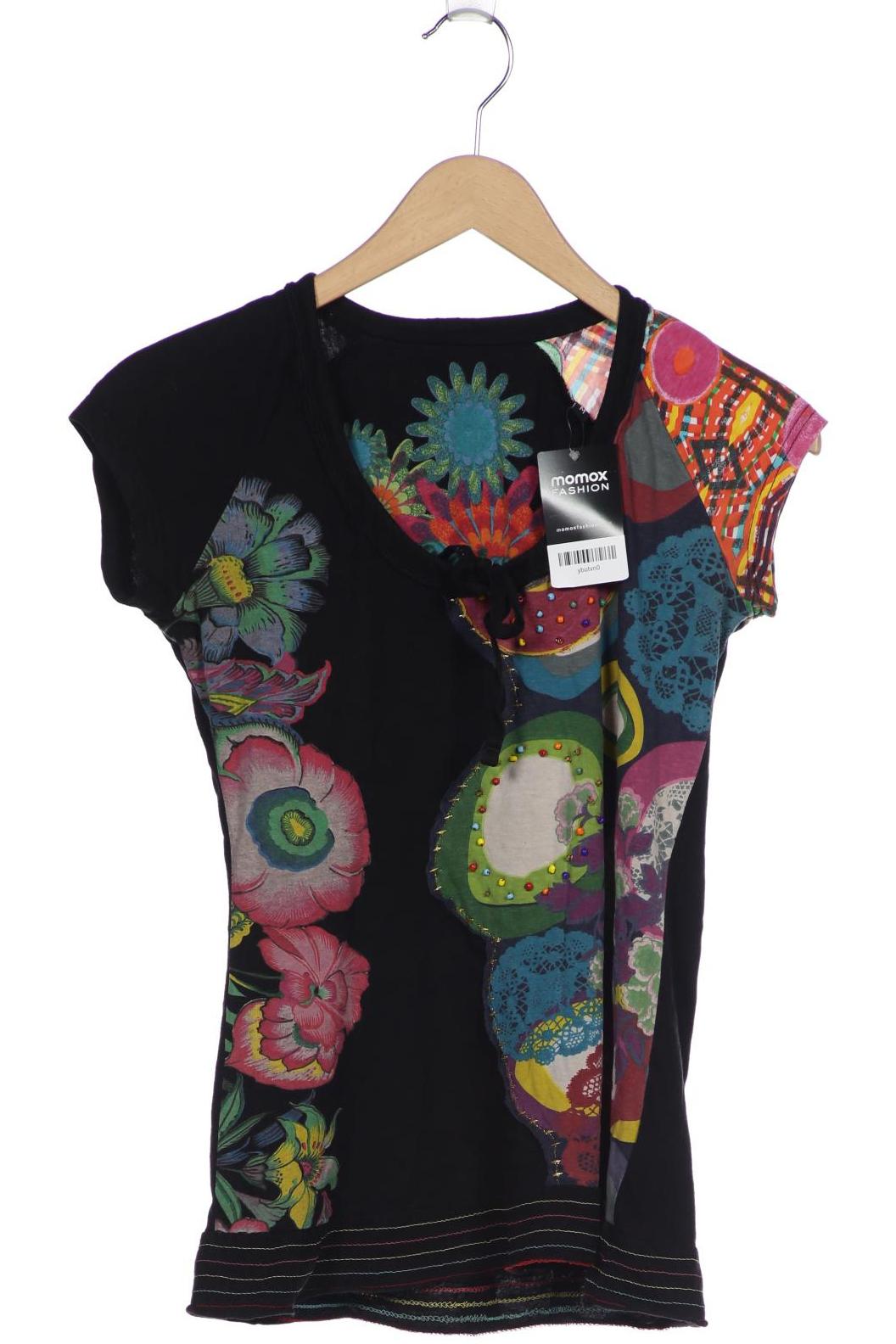 

Desigual Damen T-Shirt, schwarz, Gr. 38