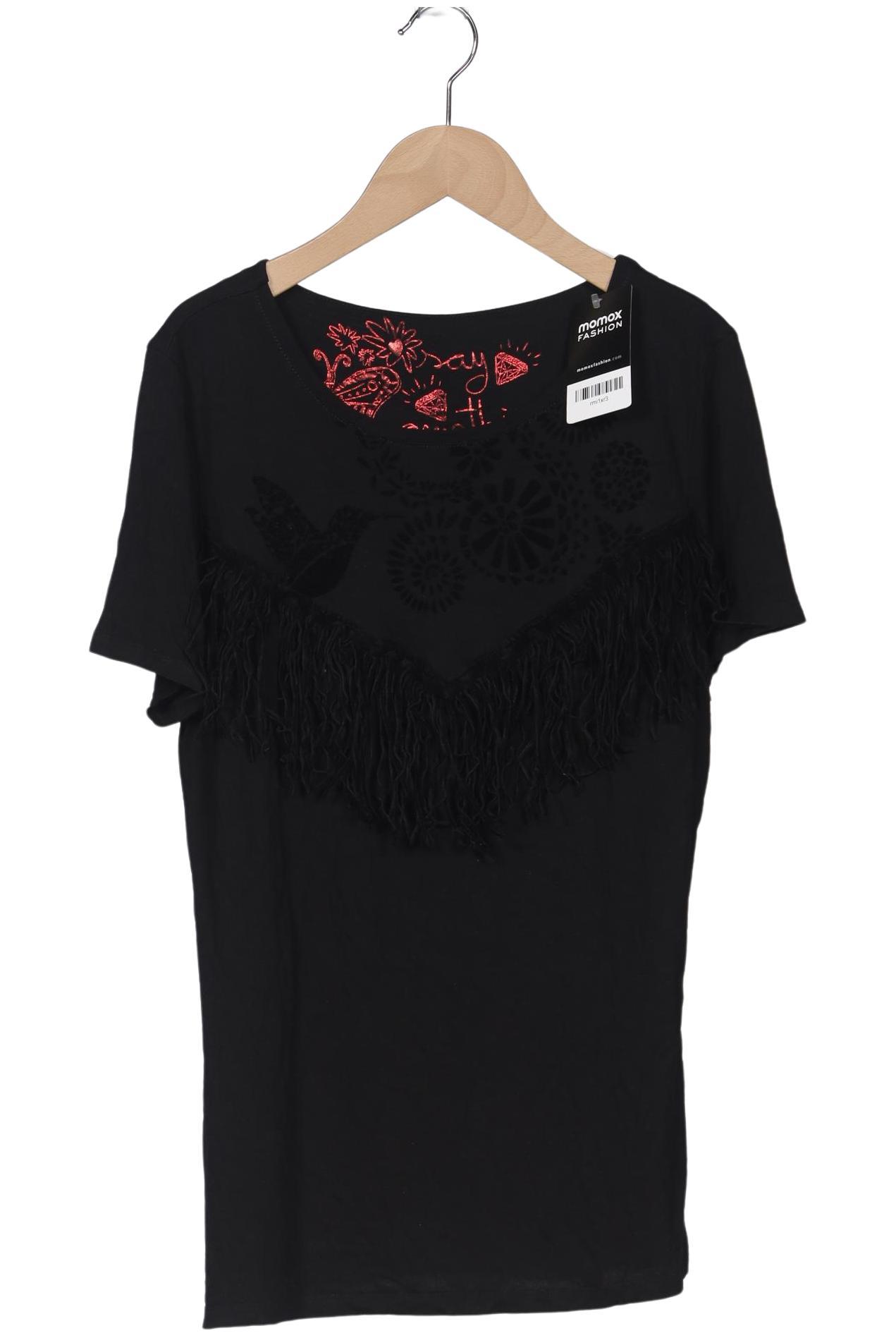 

Desigual Damen T-Shirt, schwarz, Gr. 44
