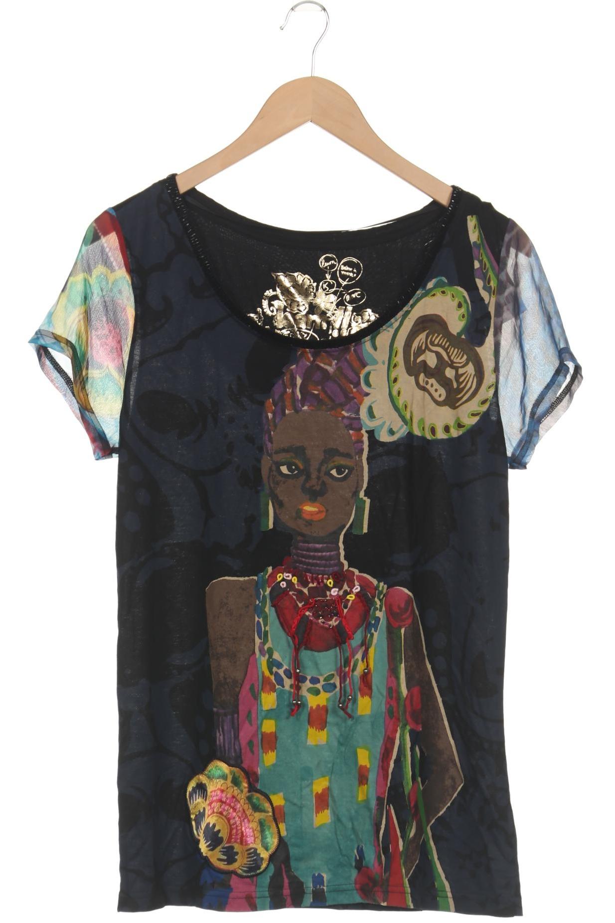 

Desigual Damen T-Shirt, marineblau, Gr. 44