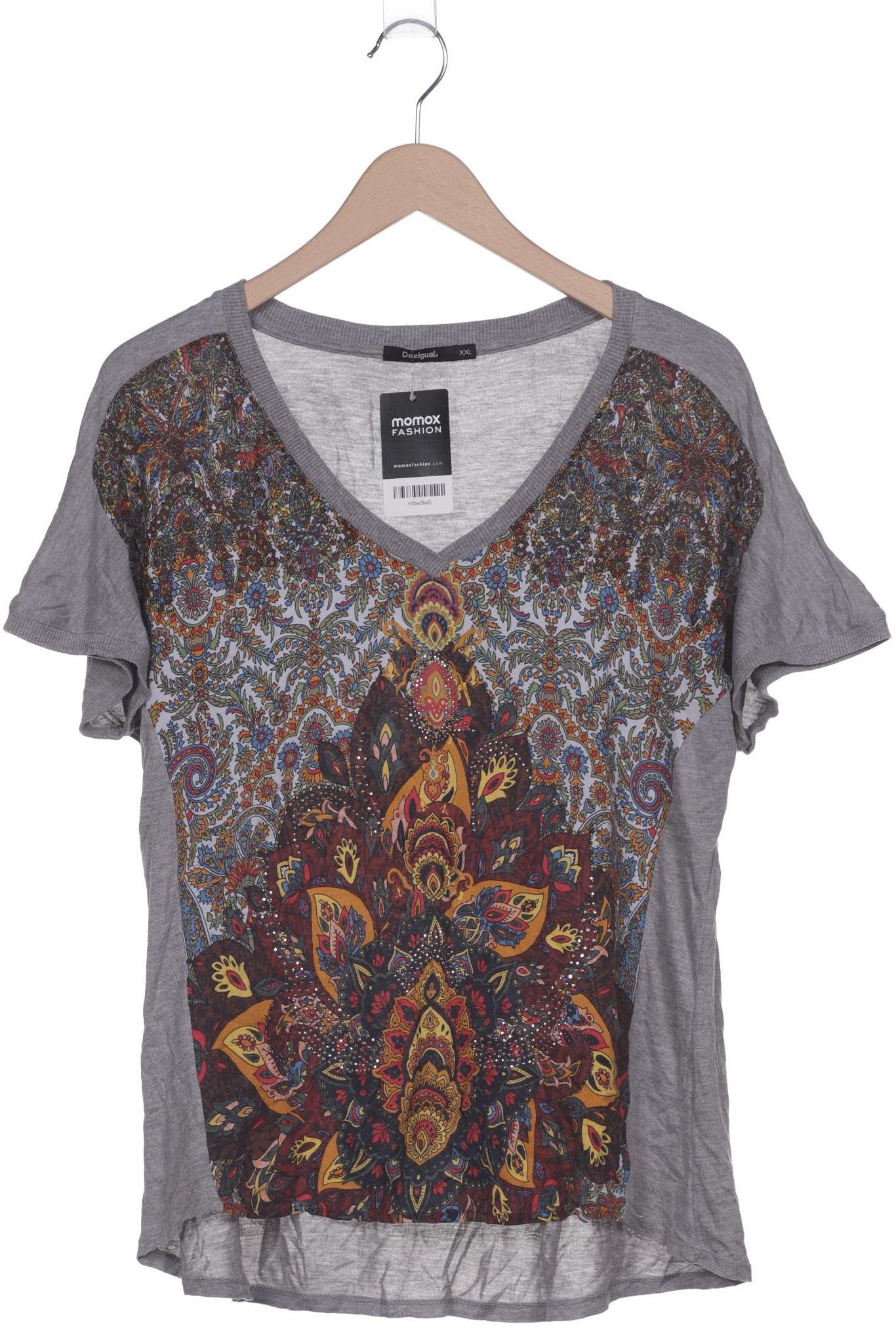 

Desigual Damen T-Shirt, grau, Gr. 46
