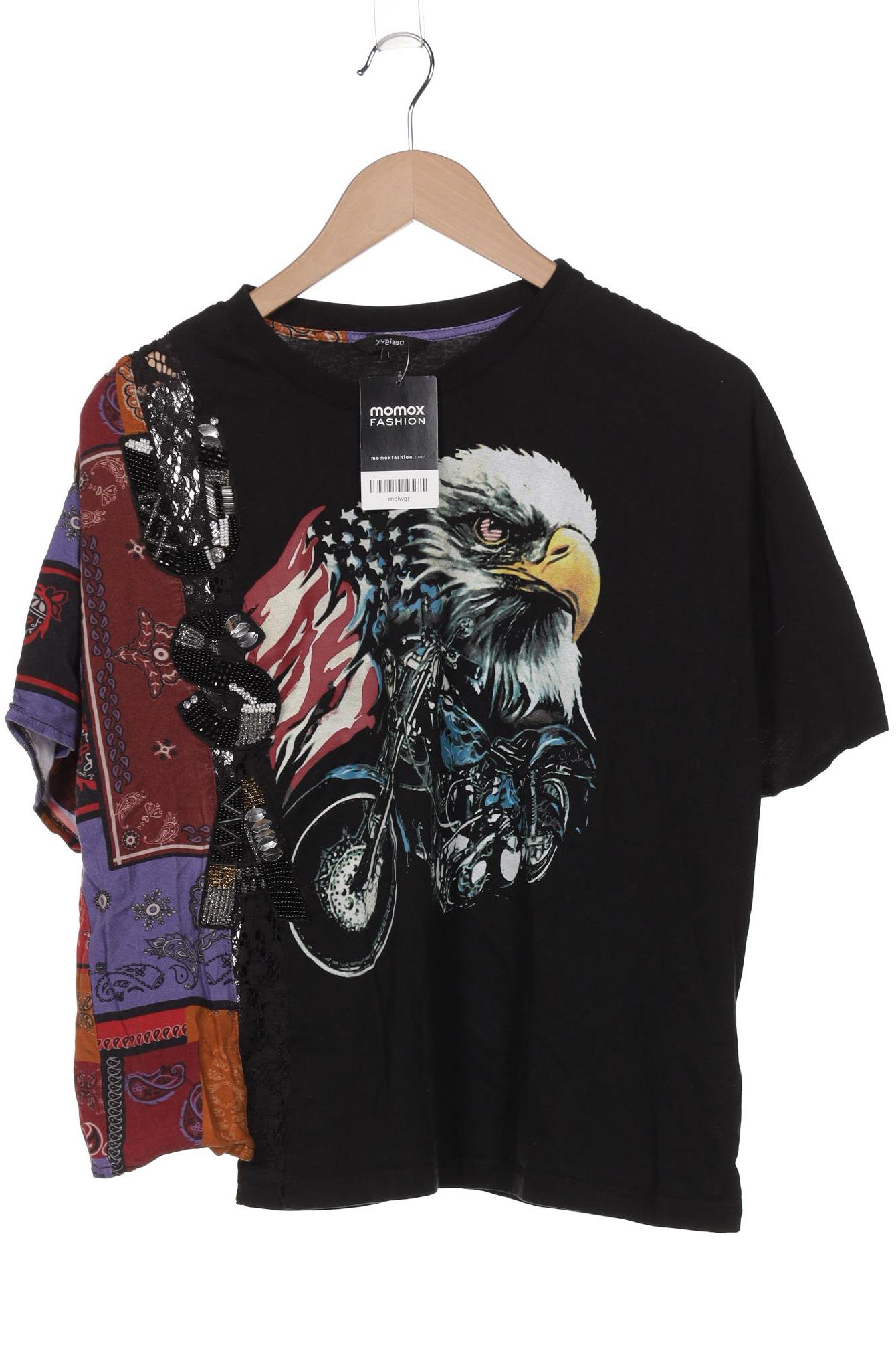 

Desigual Damen T-Shirt, schwarz, Gr. 42