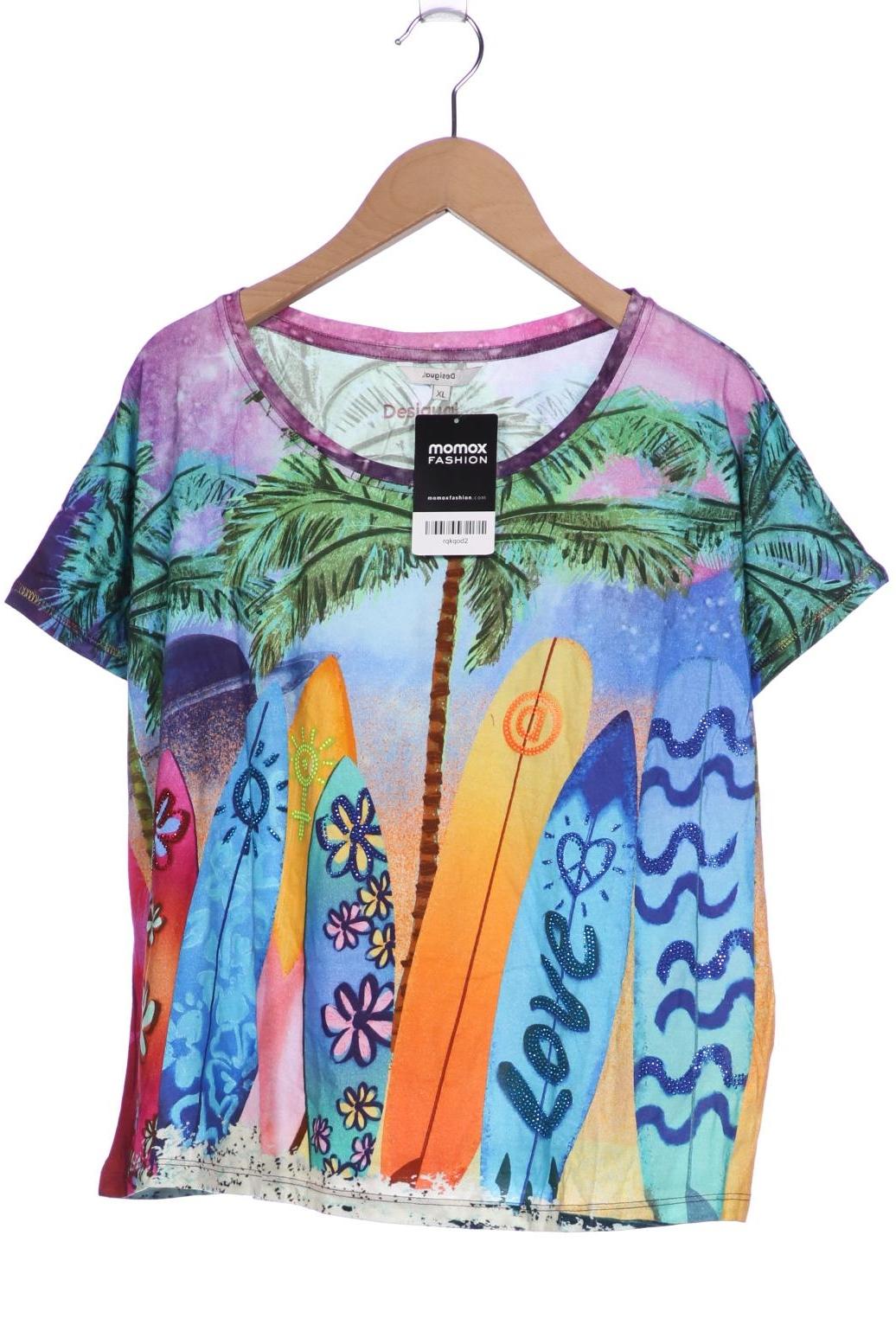 

Desigual Damen T-Shirt, mehrfarbig, Gr. 44