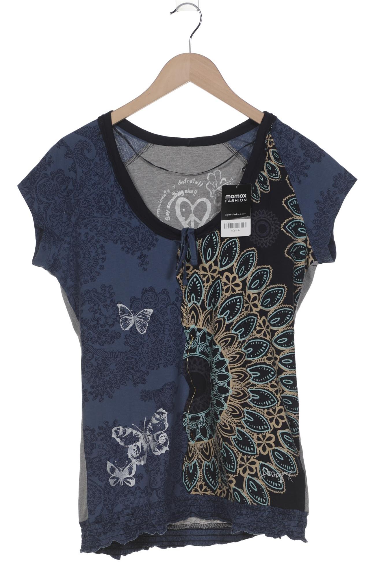 

Desigual Damen T-Shirt, blau, Gr. 44