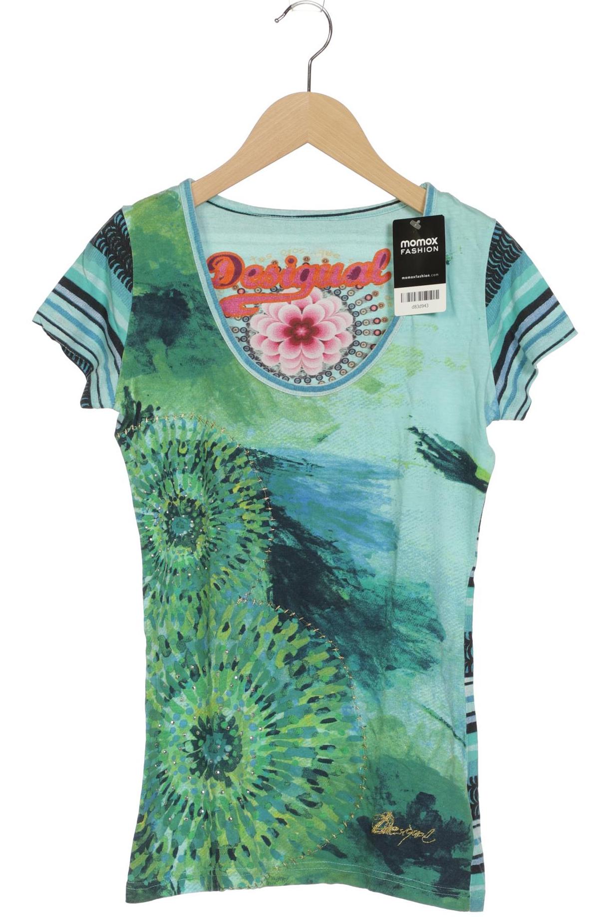 

Desigual Damen T-Shirt, blau, Gr. 34