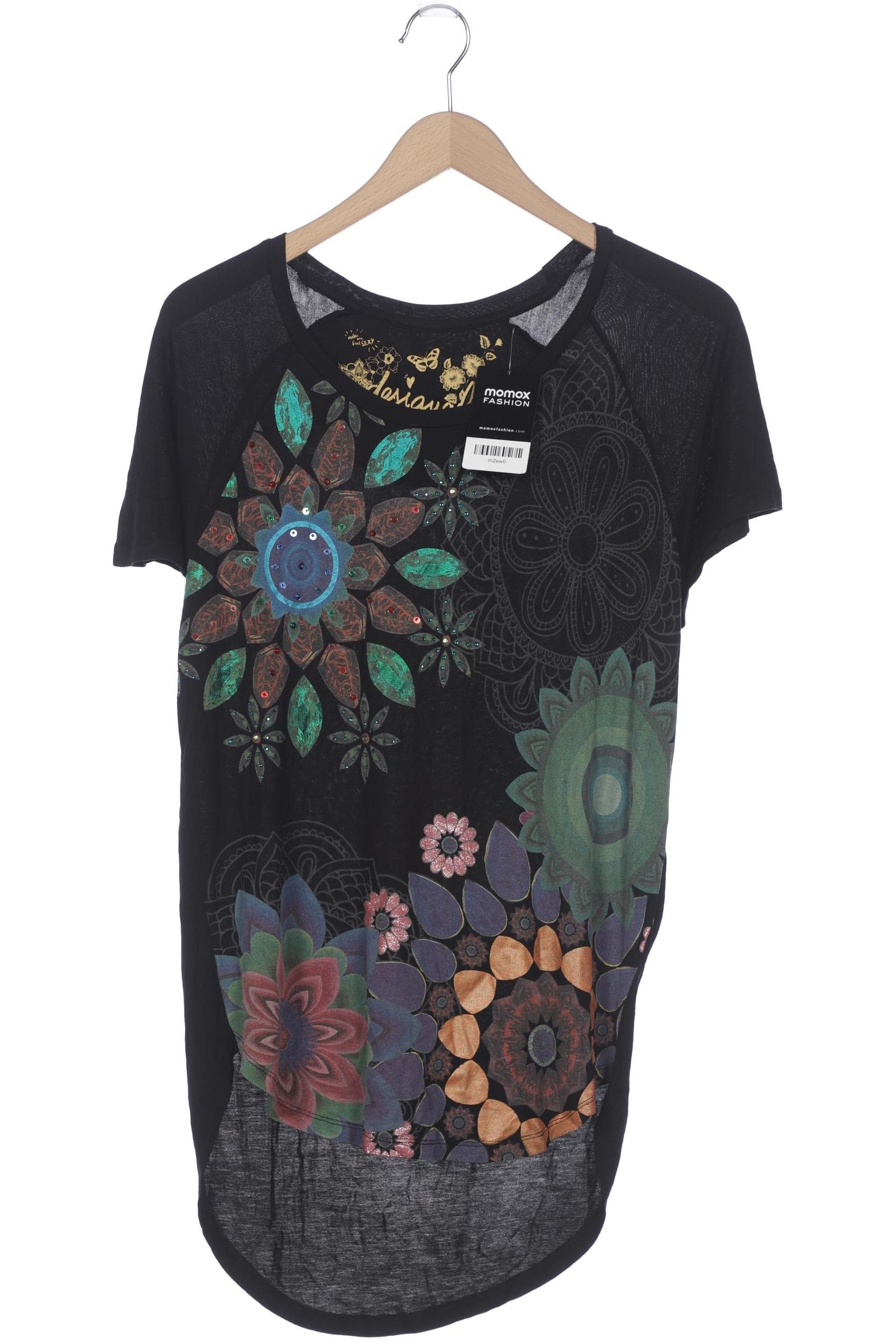 

Desigual Damen T-Shirt, schwarz, Gr. 38