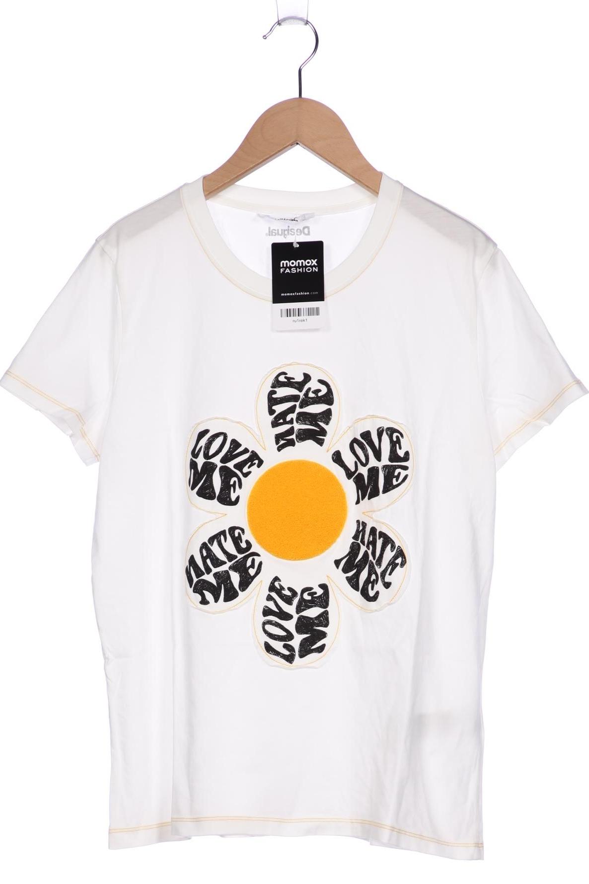 

Desigual Damen T-Shirt, weiß, Gr. 38