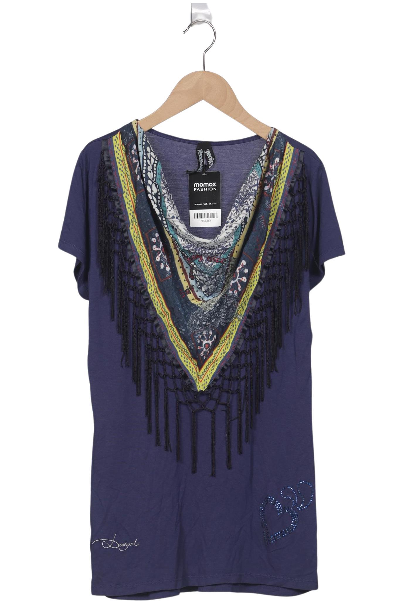

Desigual Damen T-Shirt, marineblau, Gr. 44