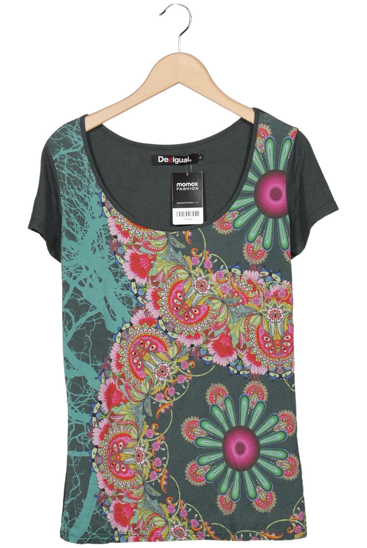 

Desigual Damen T-Shirt, grün, Gr. 42