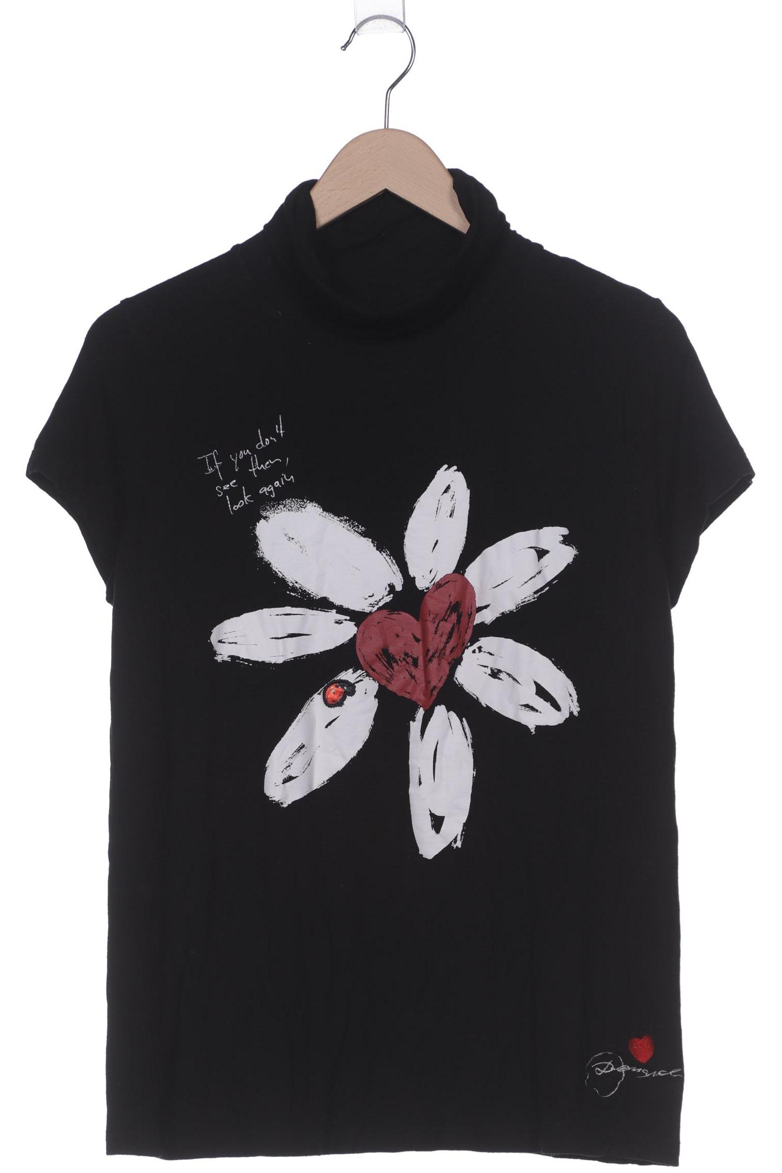 

Desigual Damen T-Shirt, schwarz, Gr. 46