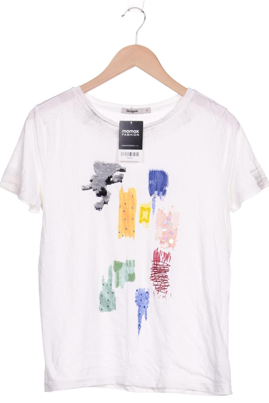 

Desigual Damen T-Shirt, weiß, Gr. 38
