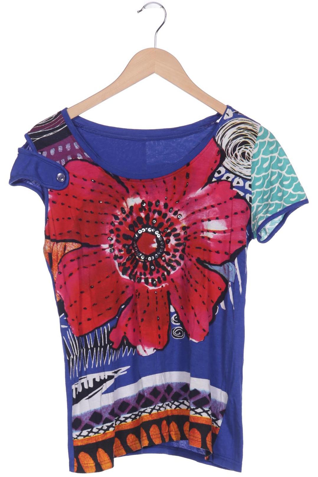 

Desigual Damen T-Shirt, blau, Gr. 42