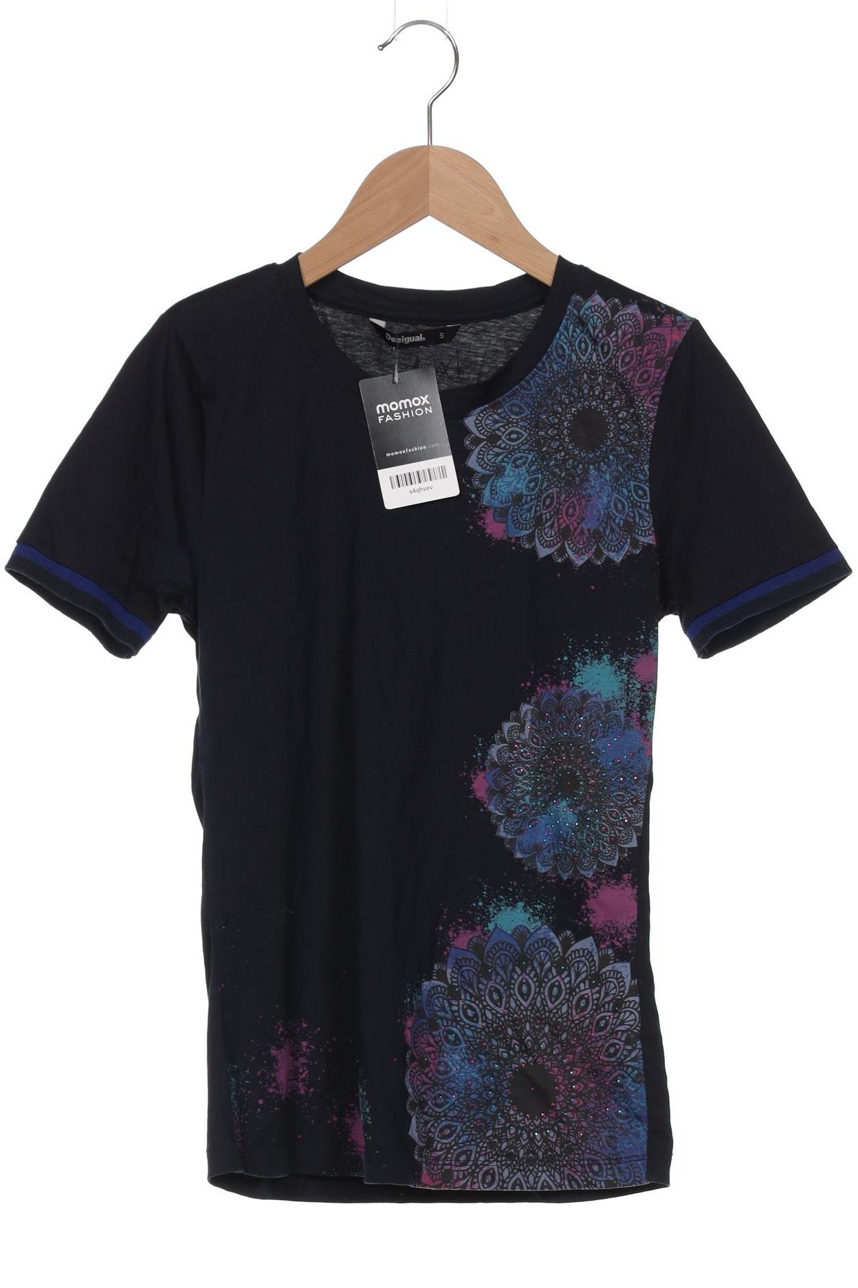 

Desigual Damen T-Shirt, marineblau, Gr. 36