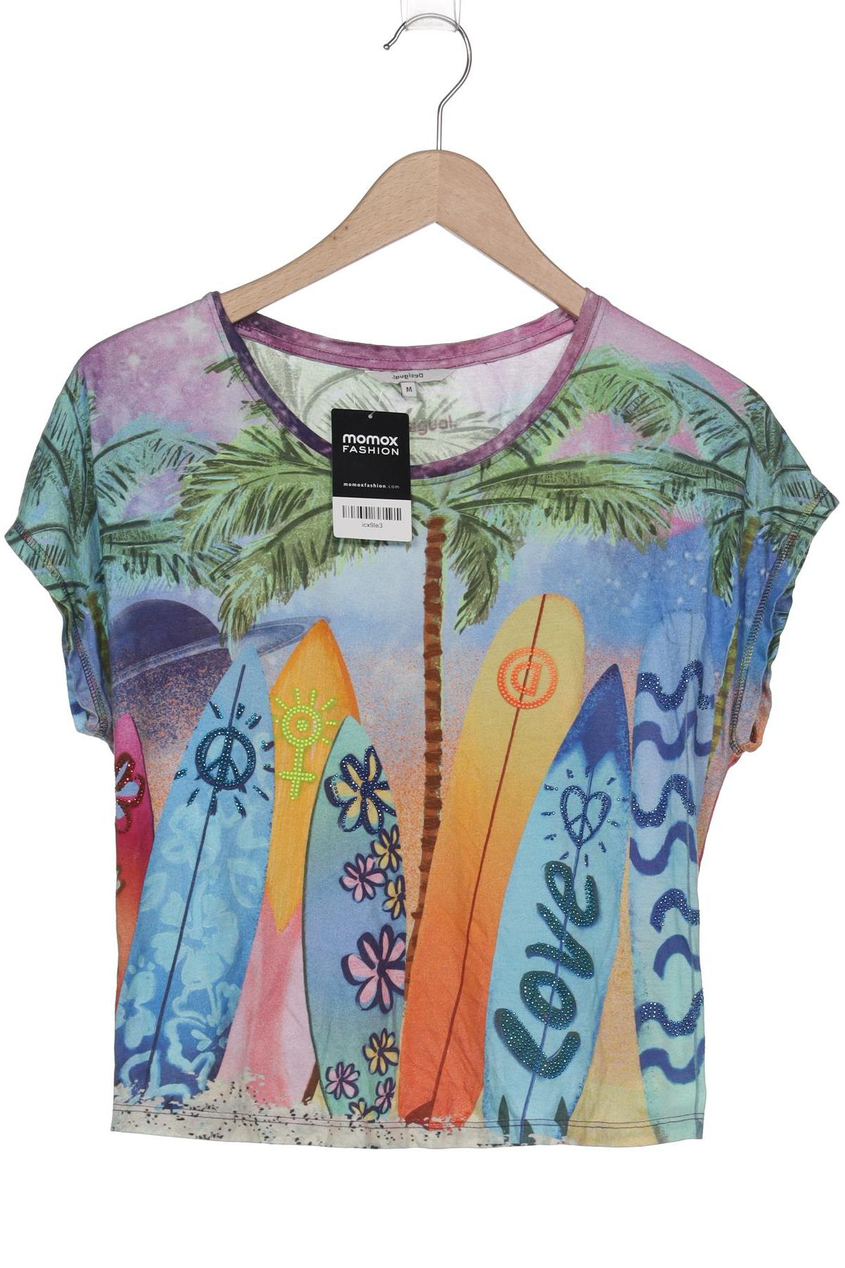 

Desigual Damen T-Shirt, mehrfarbig, Gr. 38