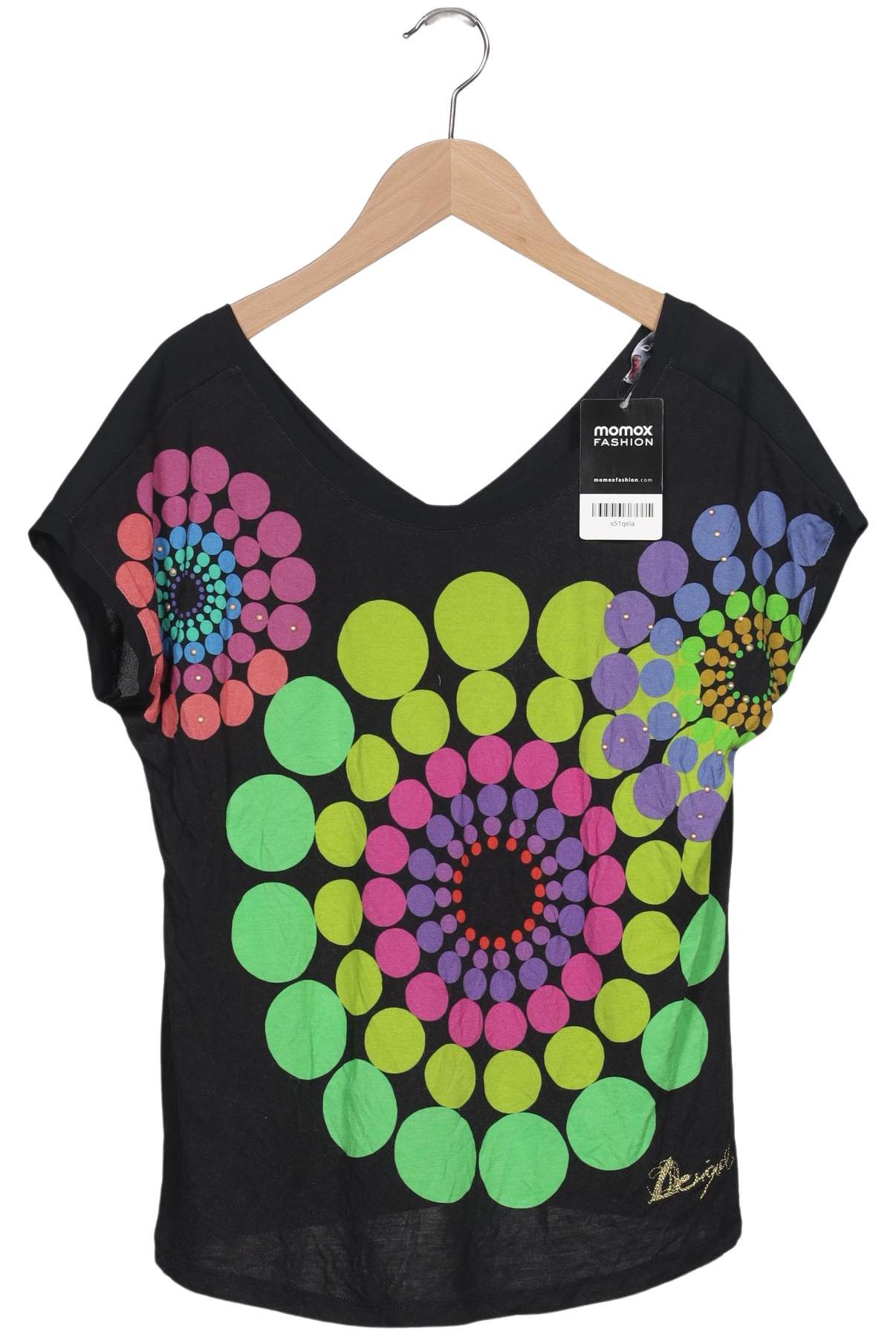 

Desigual Damen T-Shirt, mehrfarbig, Gr. 38