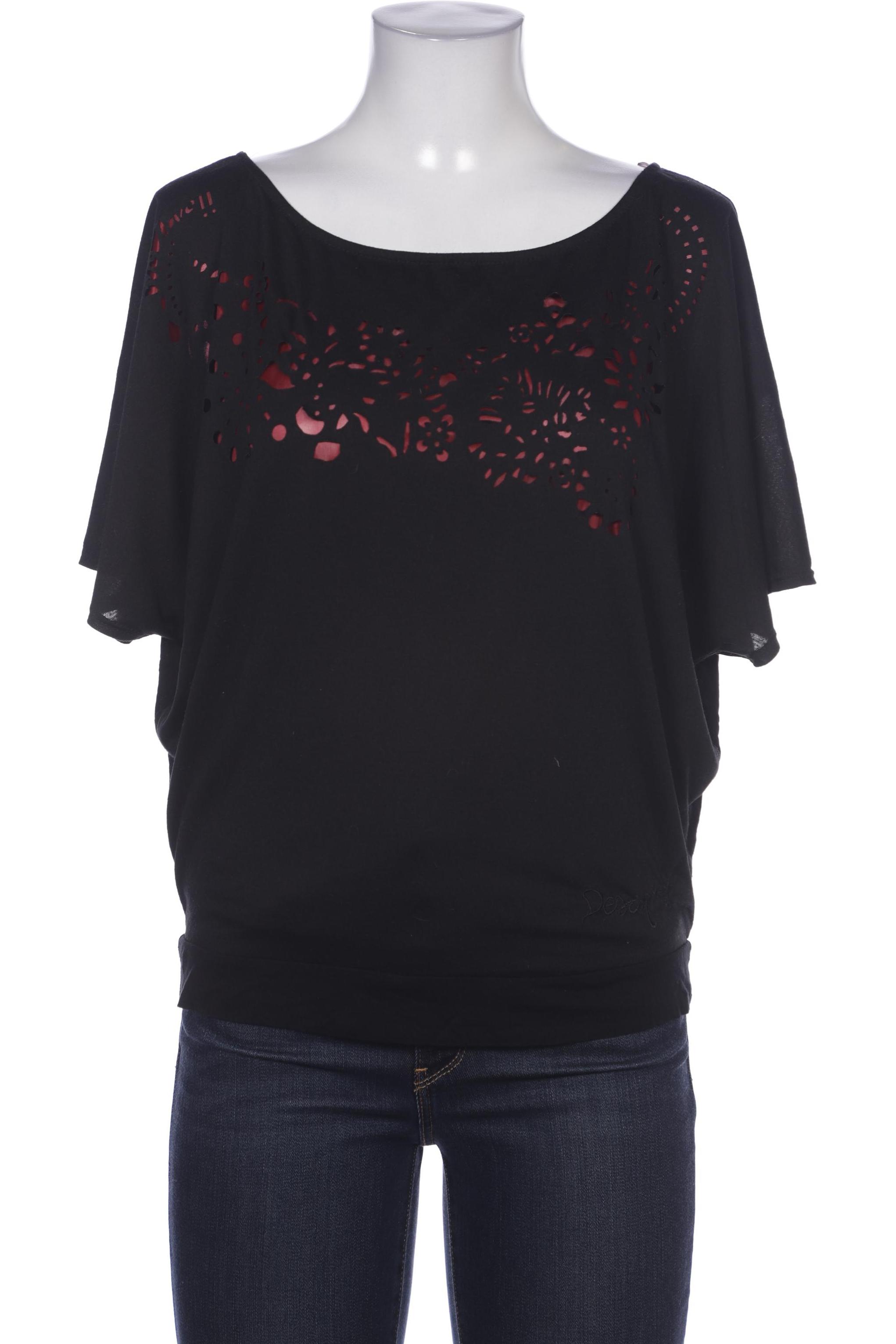 

Desigual Damen T-Shirt, schwarz, Gr. 38