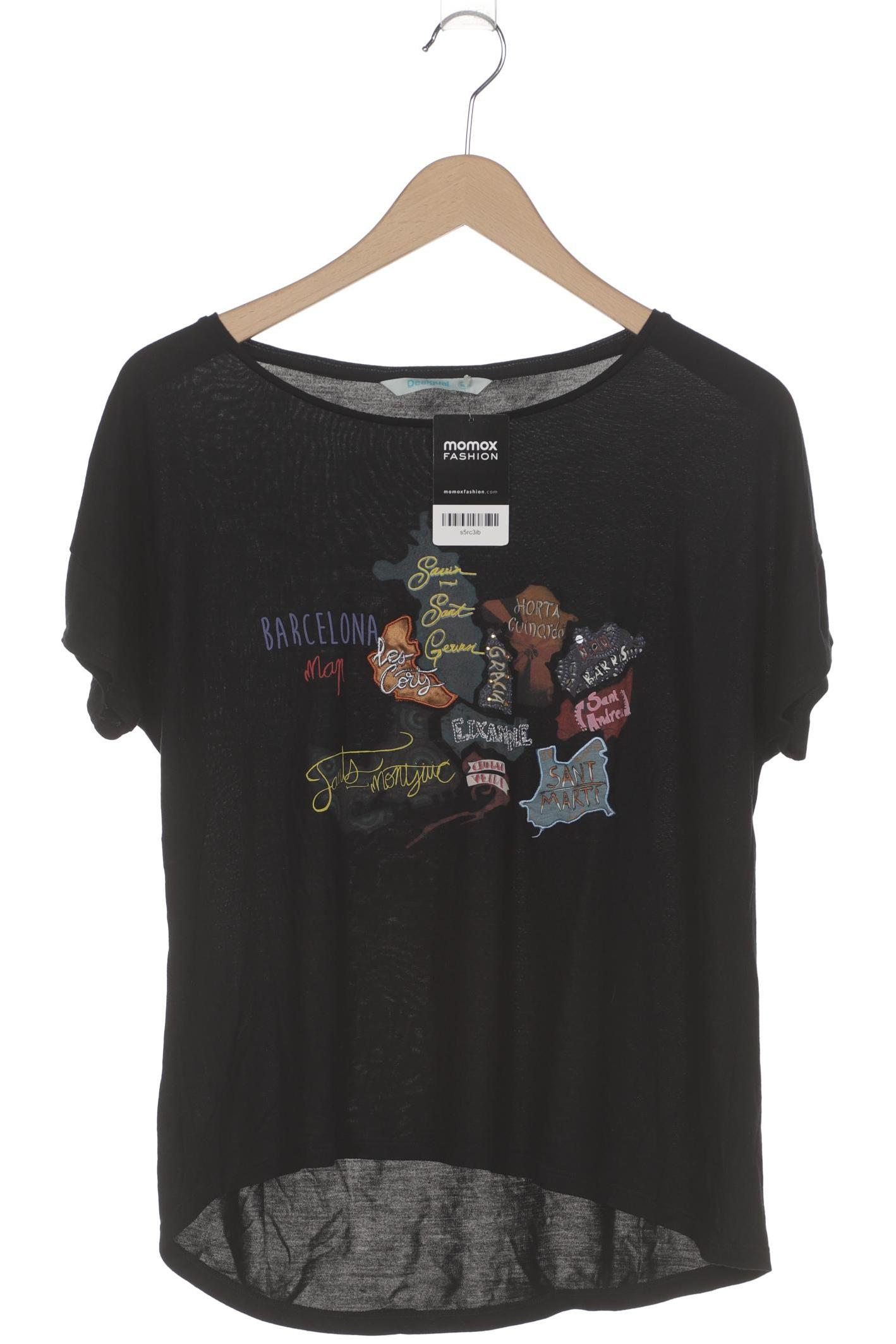 

Desigual Damen T-Shirt, schwarz, Gr. 44