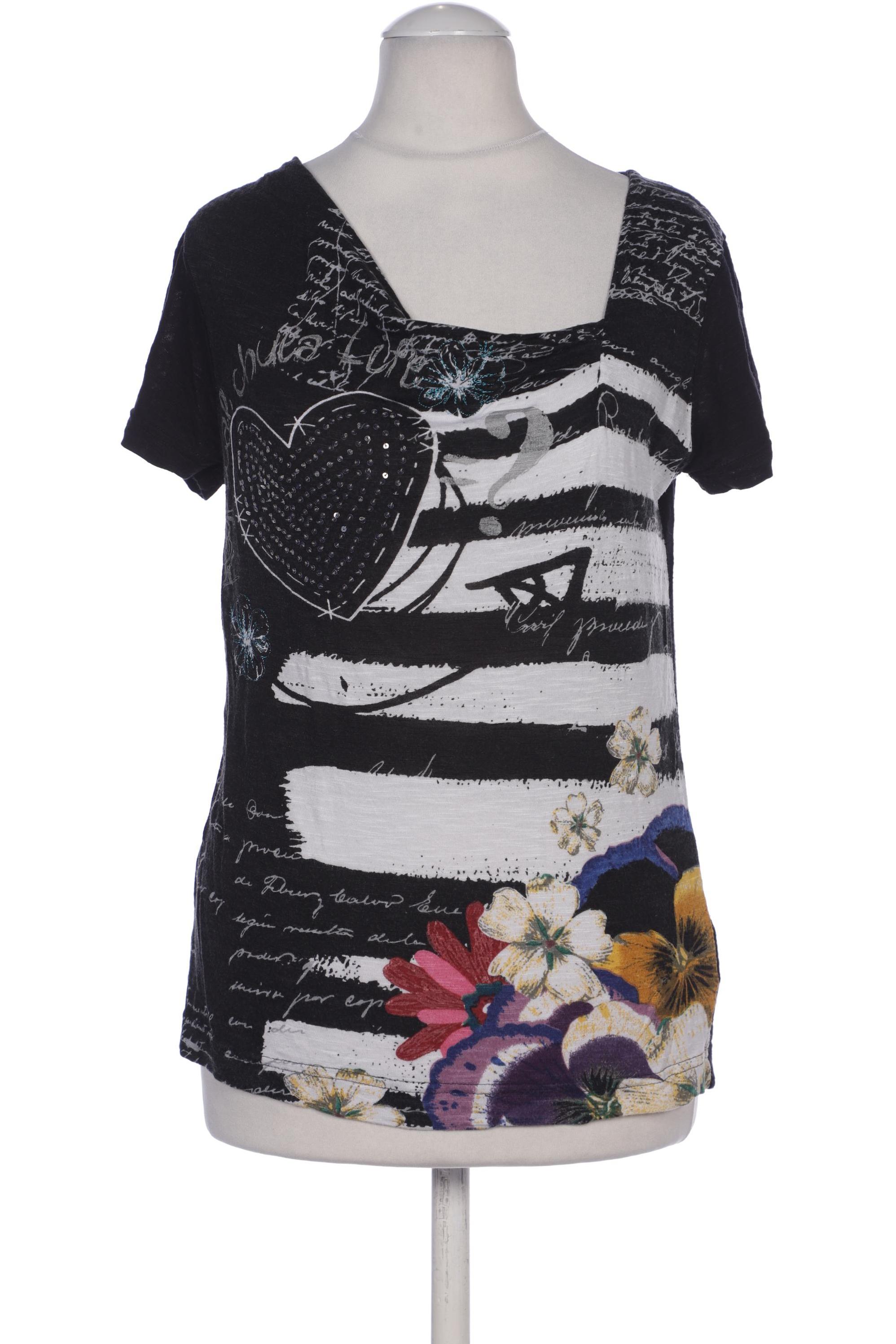 

Desigual Damen T-Shirt, schwarz, Gr. 36
