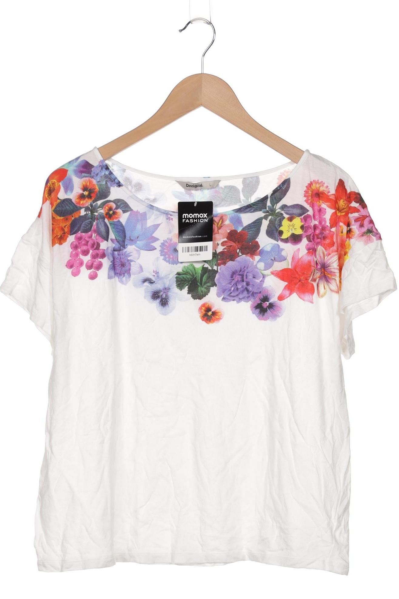 

Desigual Damen T-Shirt, weiß, Gr. 42