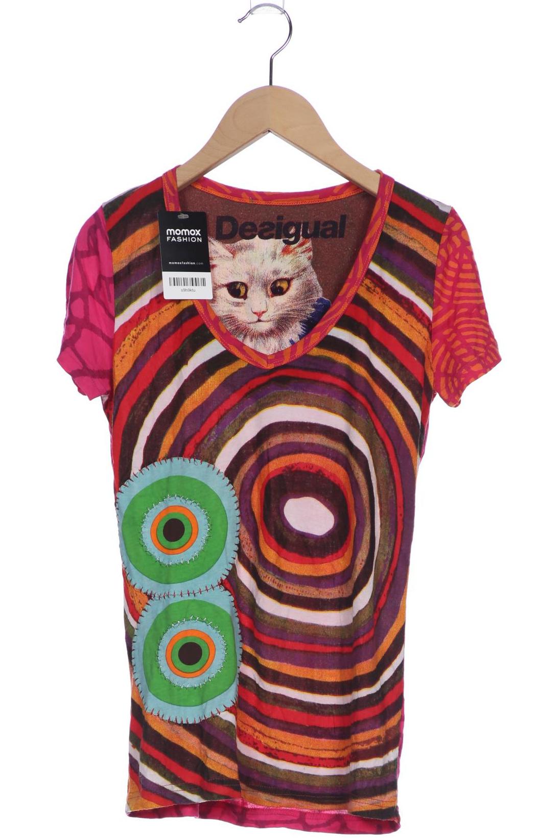 

Desigual Damen T-Shirt, mehrfarbig, Gr. 34