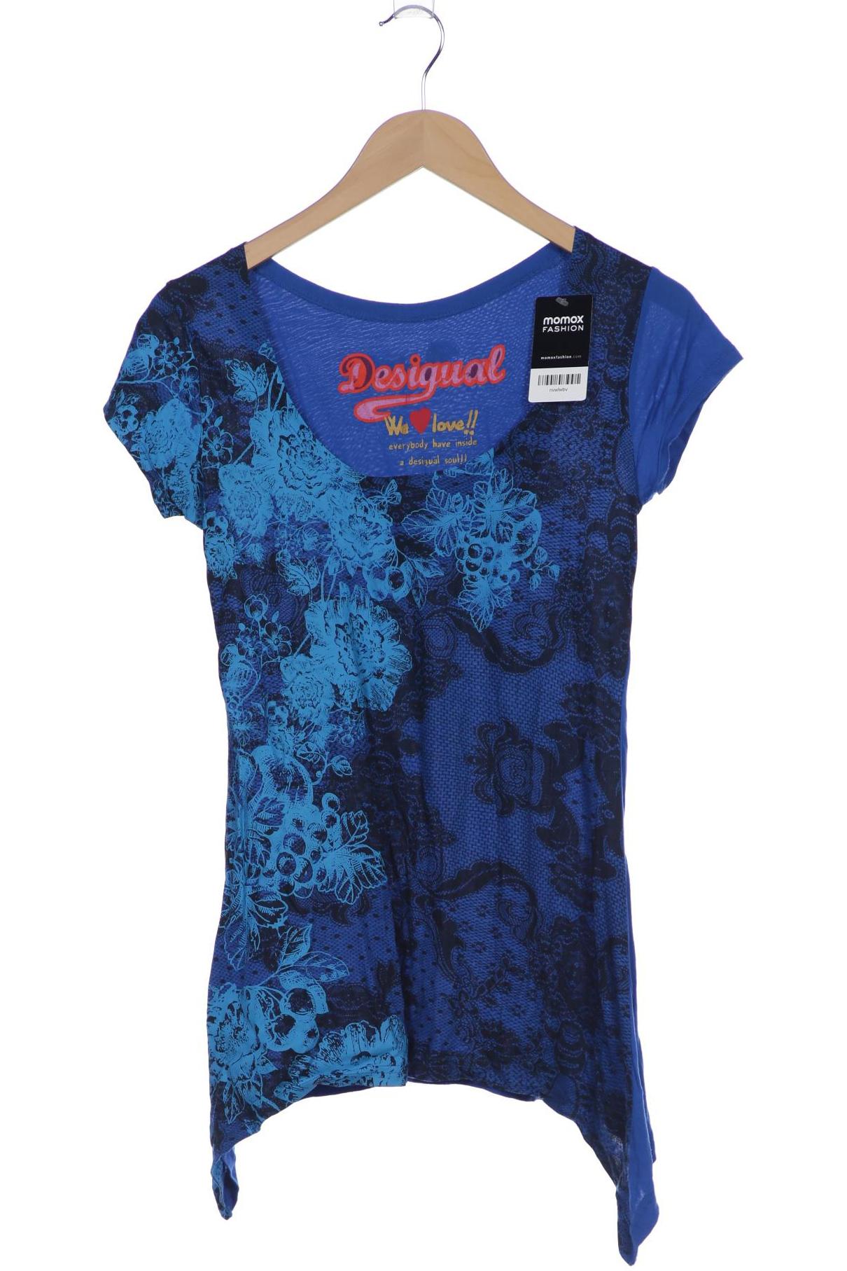 

Desigual Damen T-Shirt, blau, Gr. 36