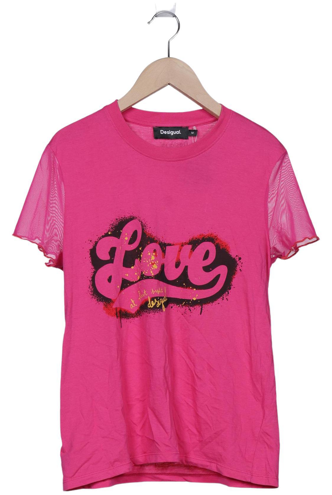 

Desigual Damen T-Shirt, pink, Gr. 38