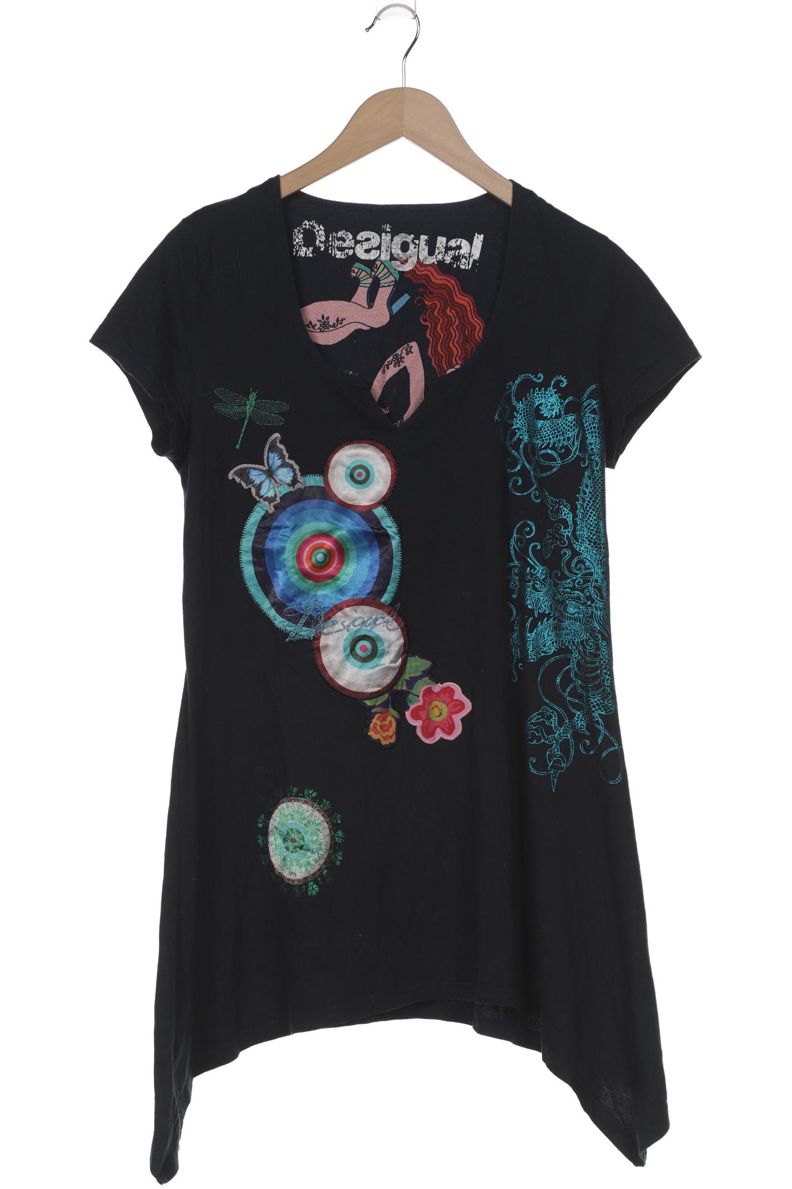 

Desigual Damen T-Shirt, marineblau, Gr. 44