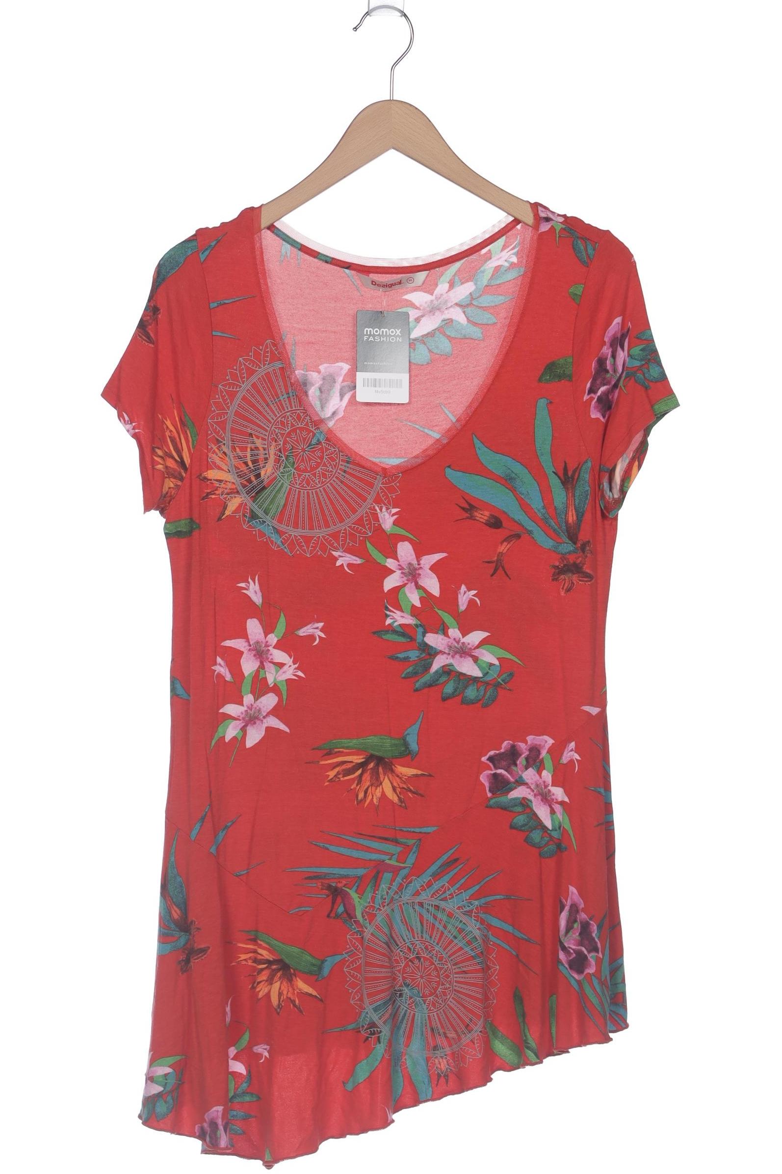 

Desigual Damen T-Shirt, rot, Gr. 44