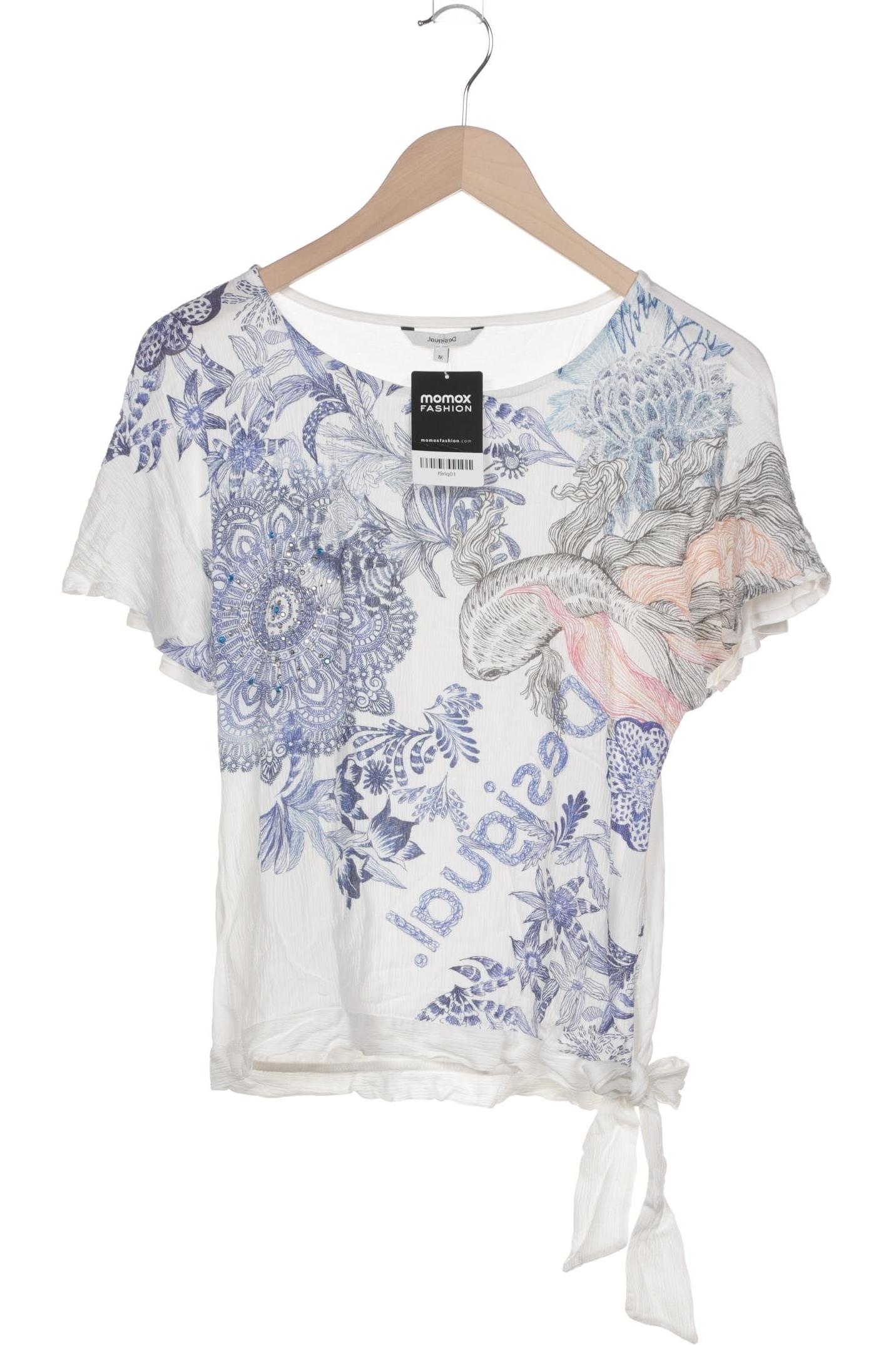 

Desigual Damen T-Shirt, weiß, Gr. 38