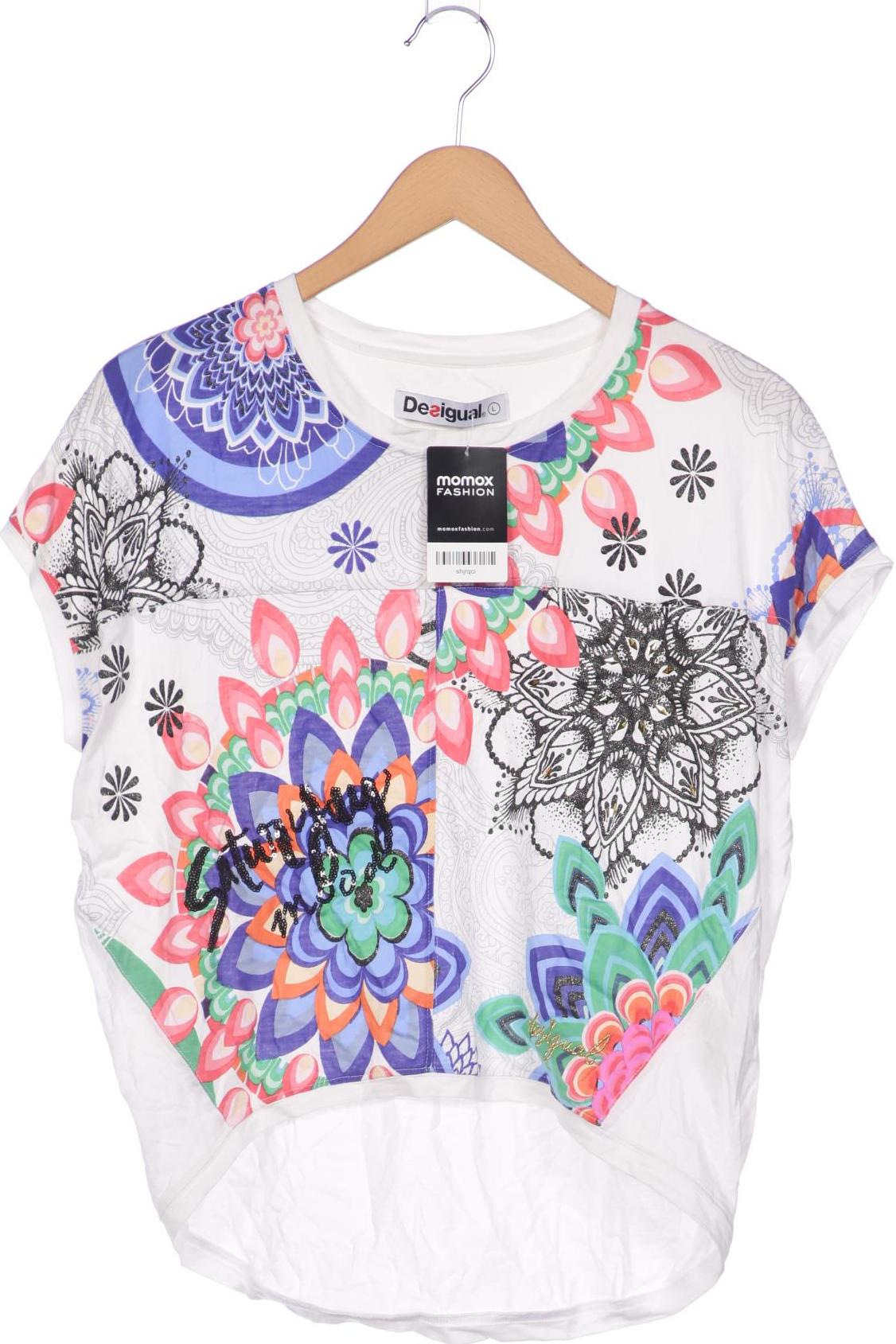 

Desigual Damen T-Shirt, weiß, Gr. 42