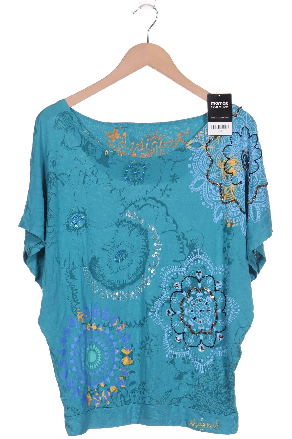 

Desigual Damen T-Shirt, türkis, Gr. 42