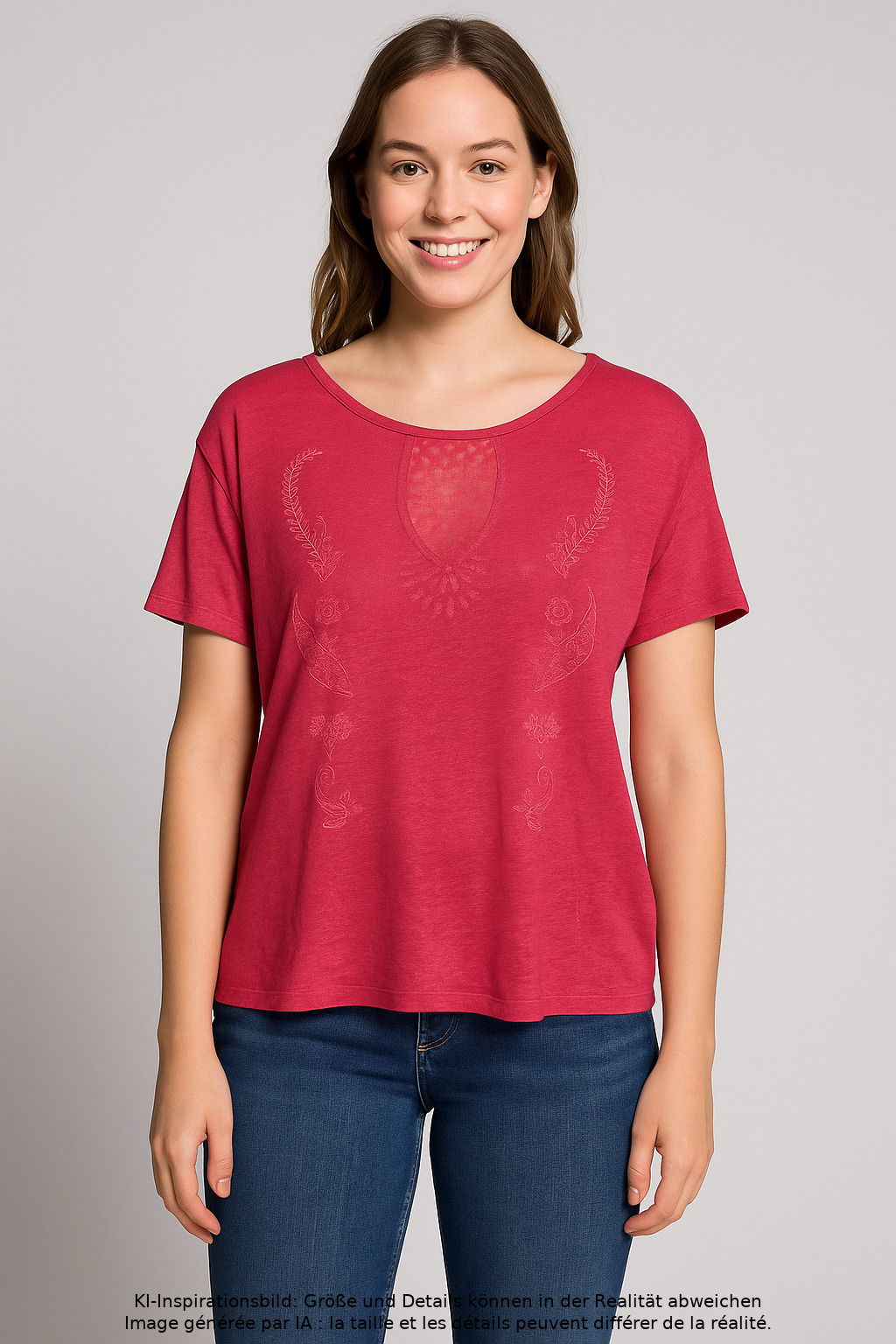 

Desigual Damen T-Shirt, pink, Gr. 36