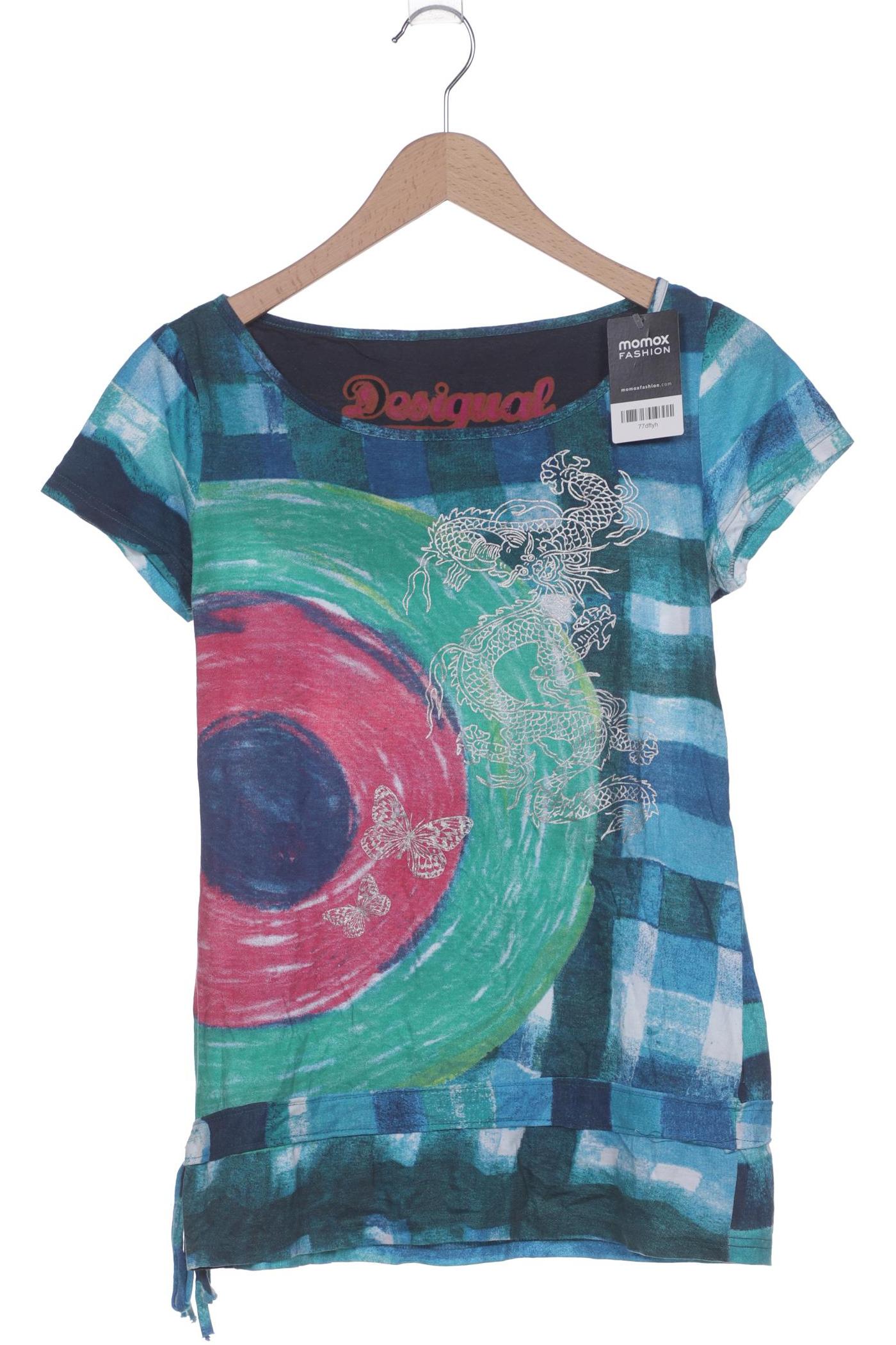 

Desigual Damen T-Shirt, blau, Gr. 42