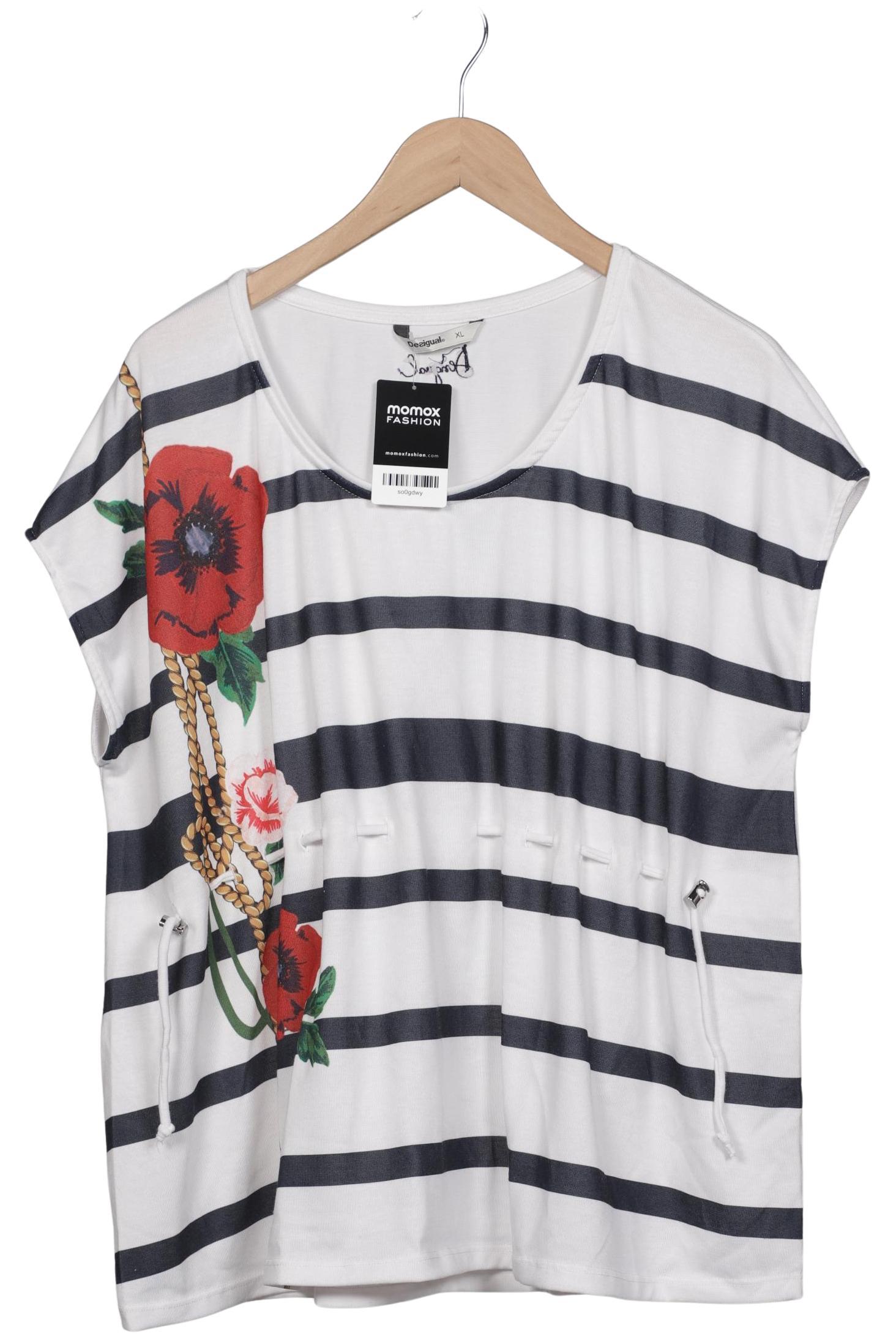 

Desigual Damen T-Shirt, weiß, Gr. 44