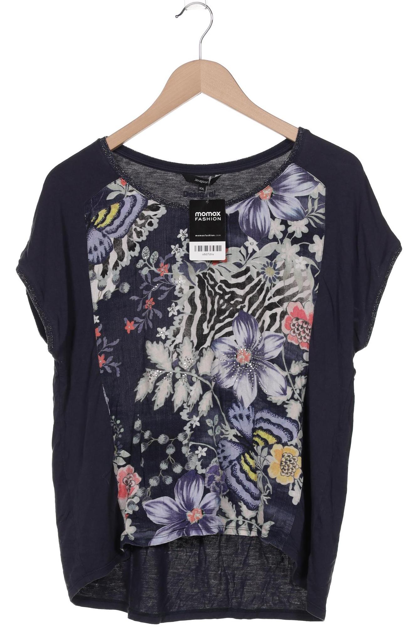 

Desigual Damen T-Shirt, marineblau, Gr. 46