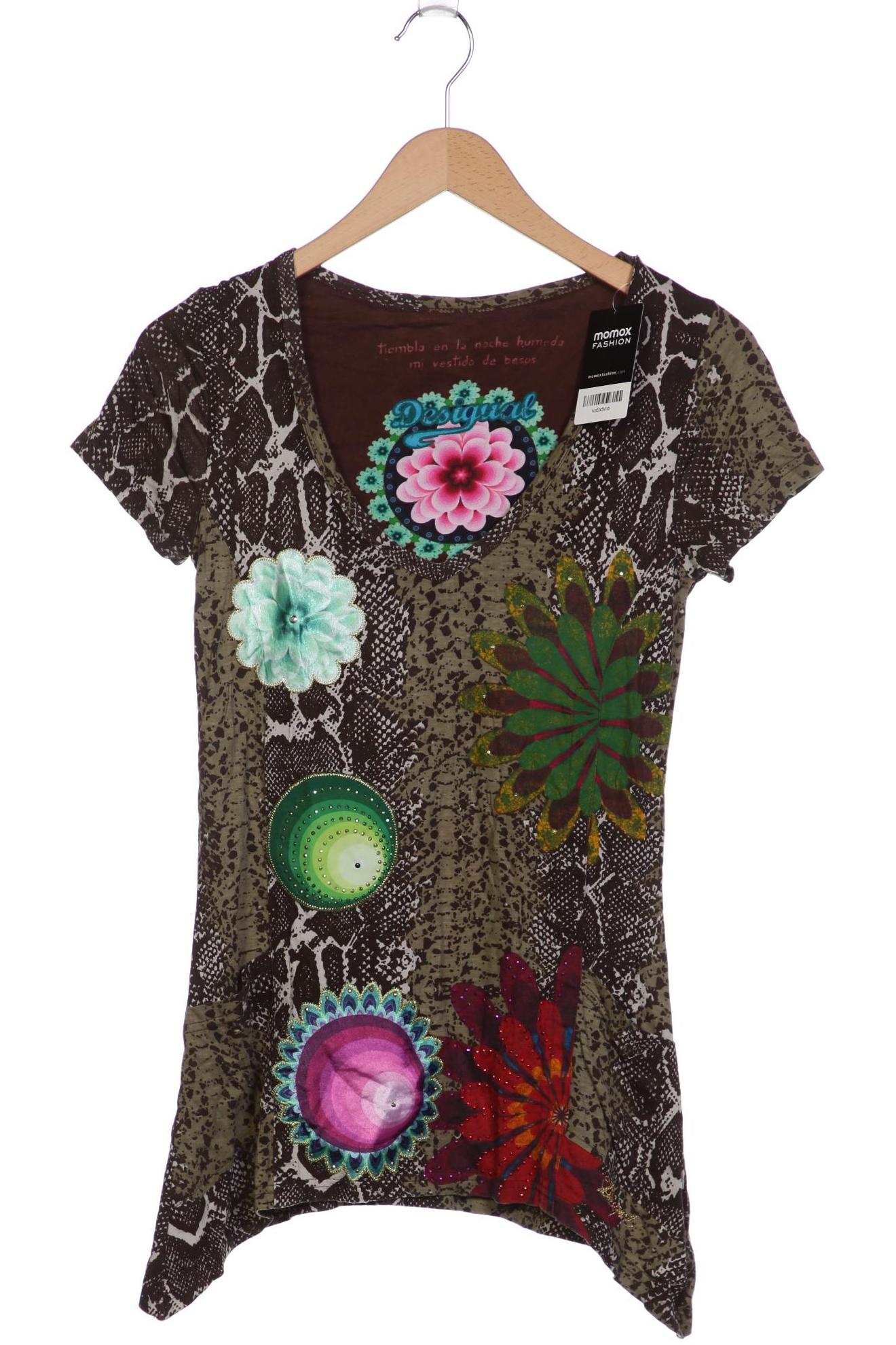 

Desigual Damen T-Shirt, mehrfarbig, Gr. 36