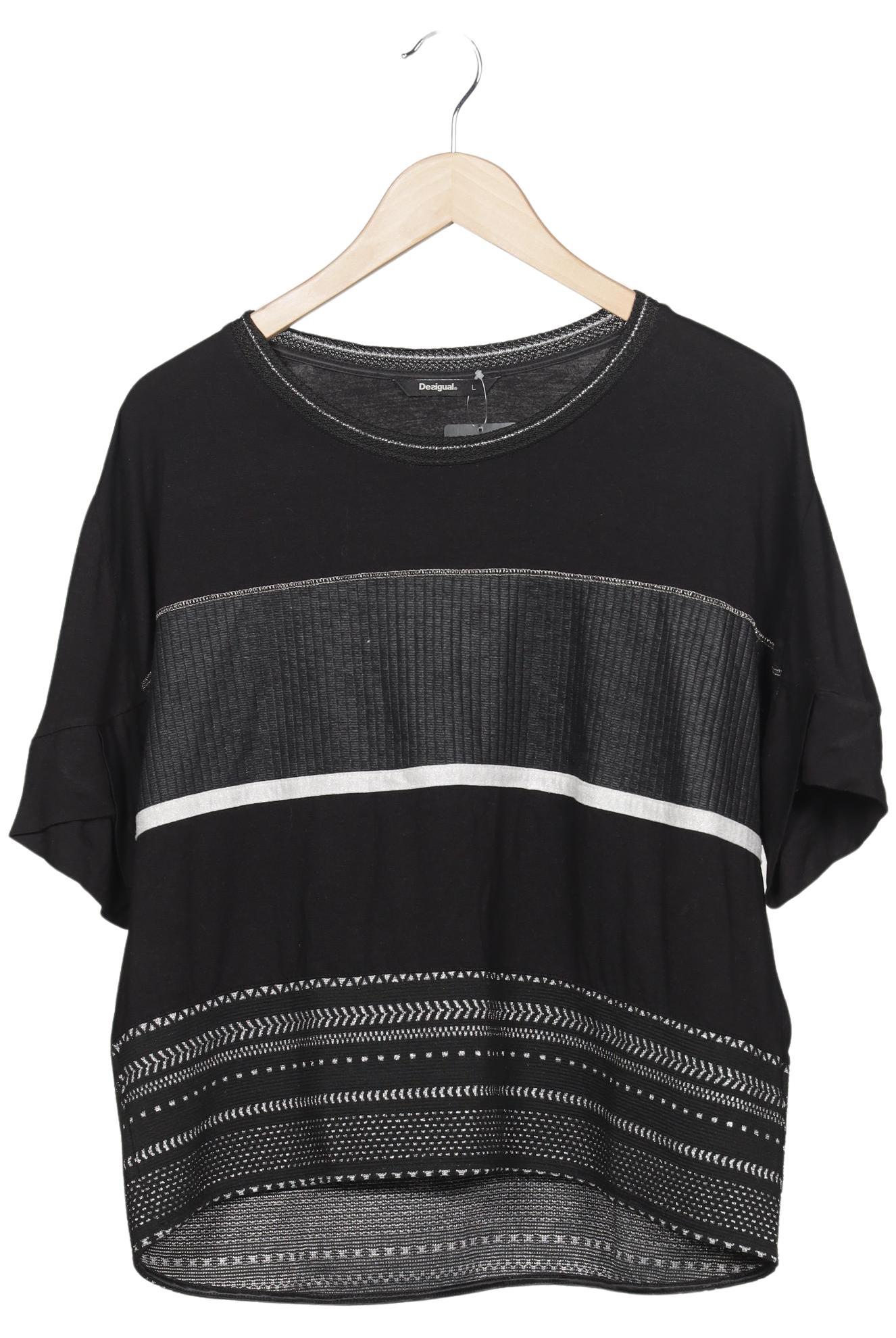

Desigual Damen T-Shirt, schwarz, Gr. 42