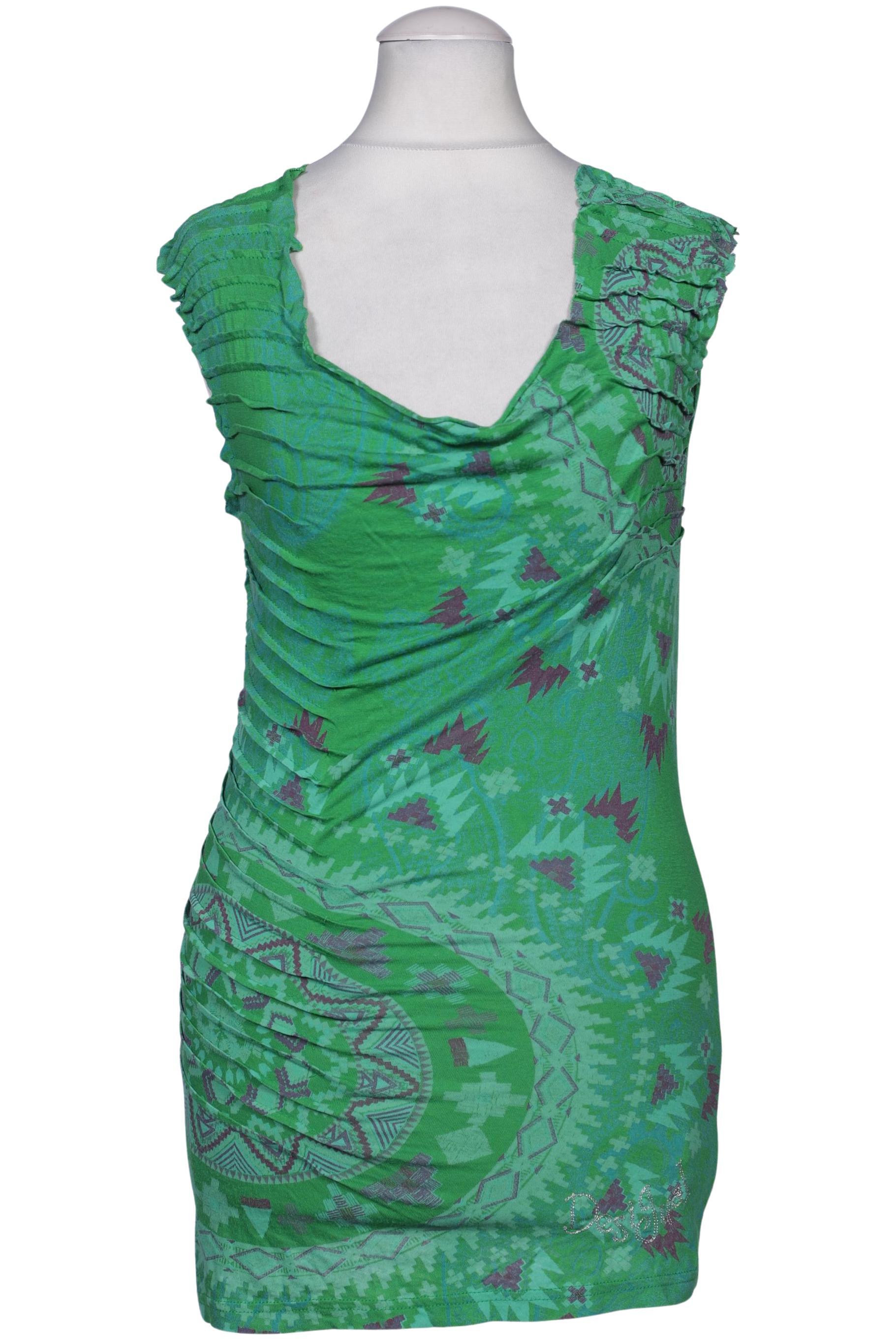 

Desigual Damen T-Shirt, grün, Gr. 34
