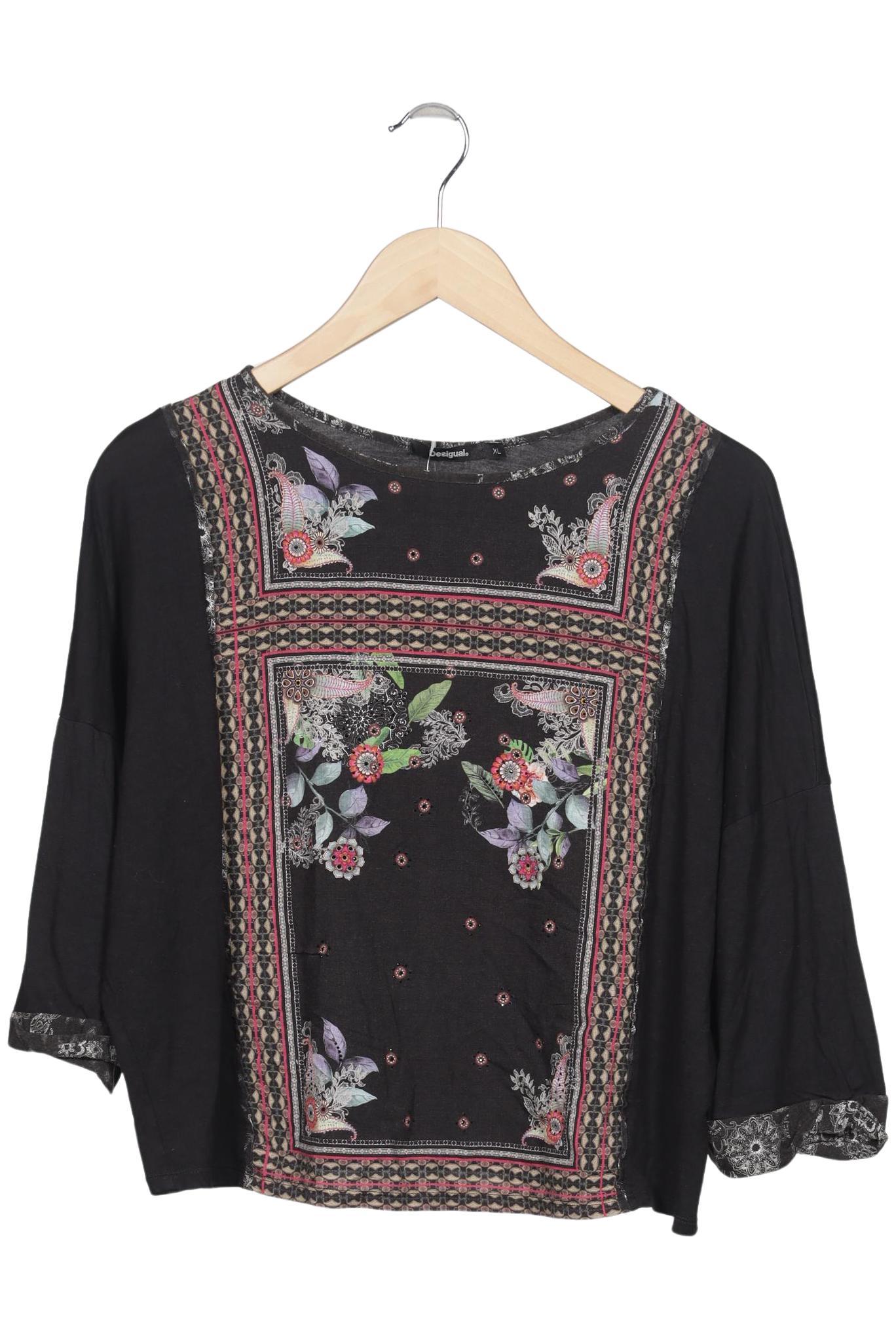 

Desigual Damen T-Shirt, schwarz, Gr. 44