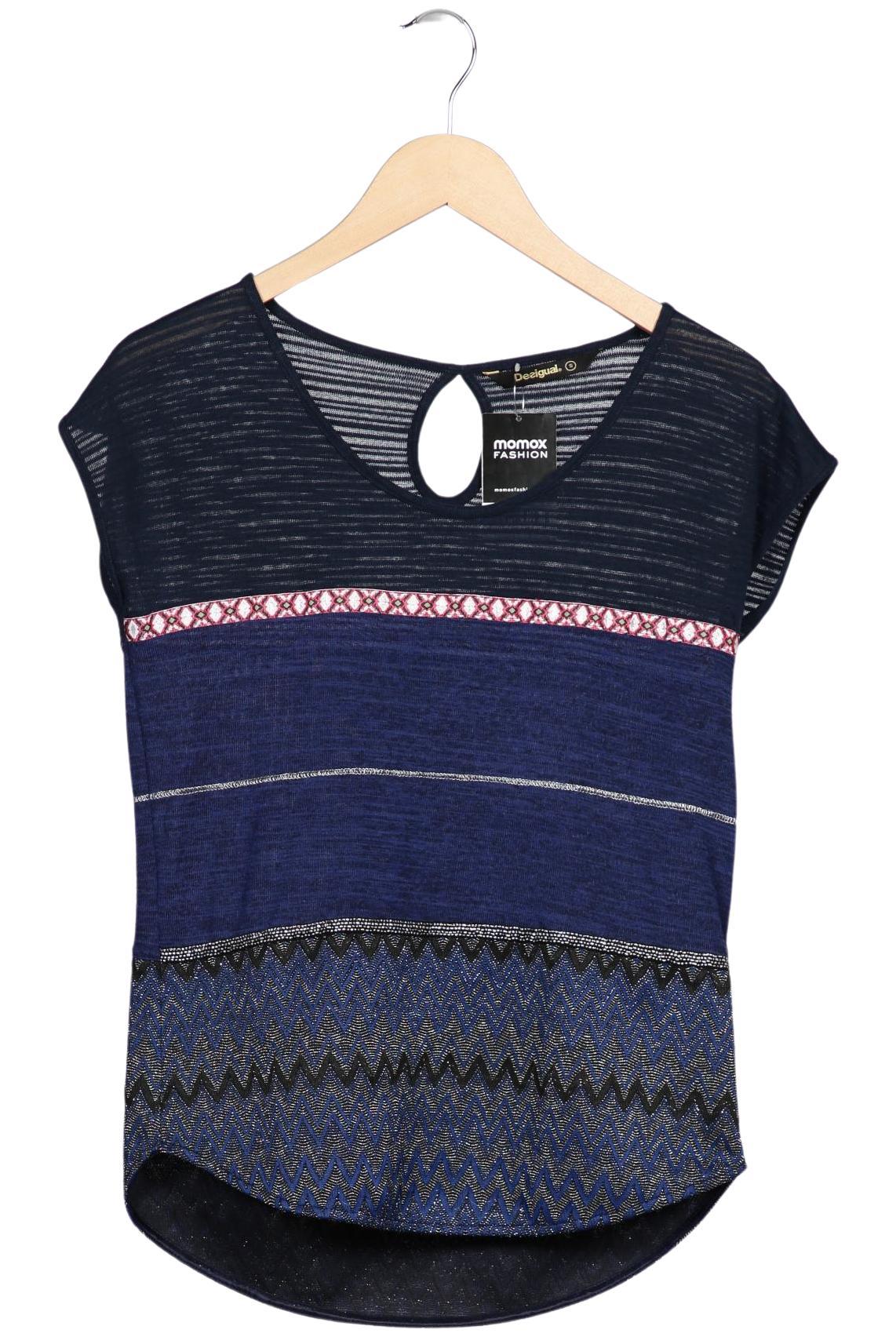 

Desigual Damen T-Shirt, marineblau, Gr. 36