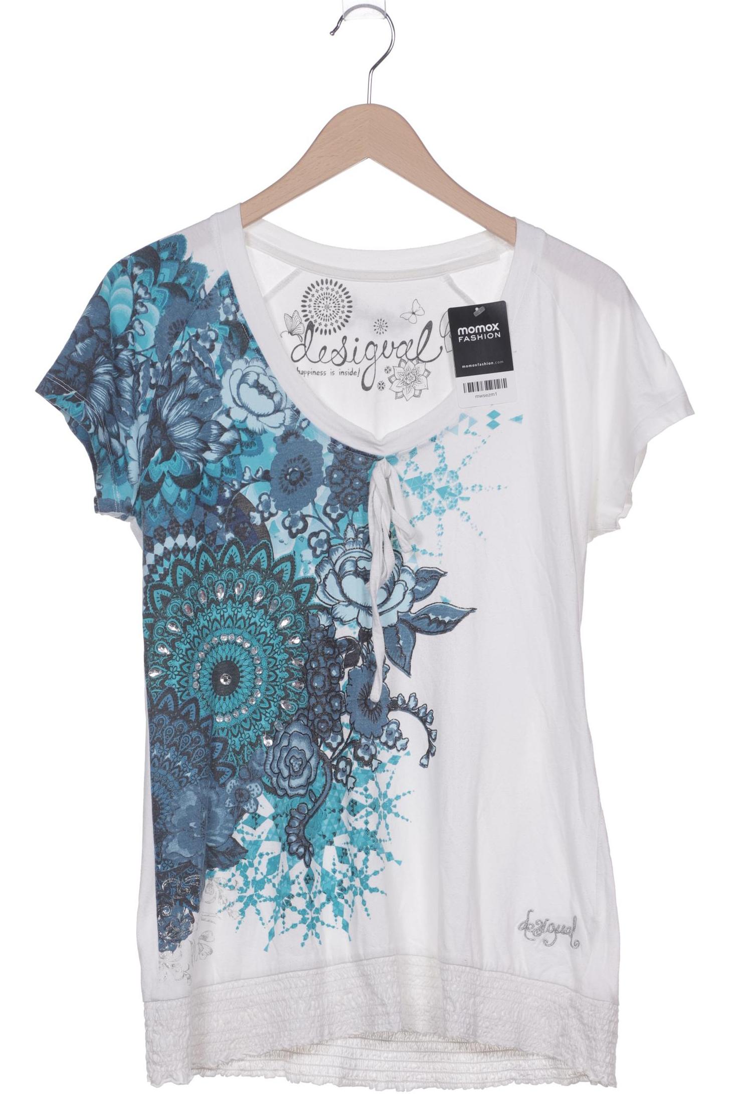 

Desigual Damen T-Shirt, weiß, Gr. 46