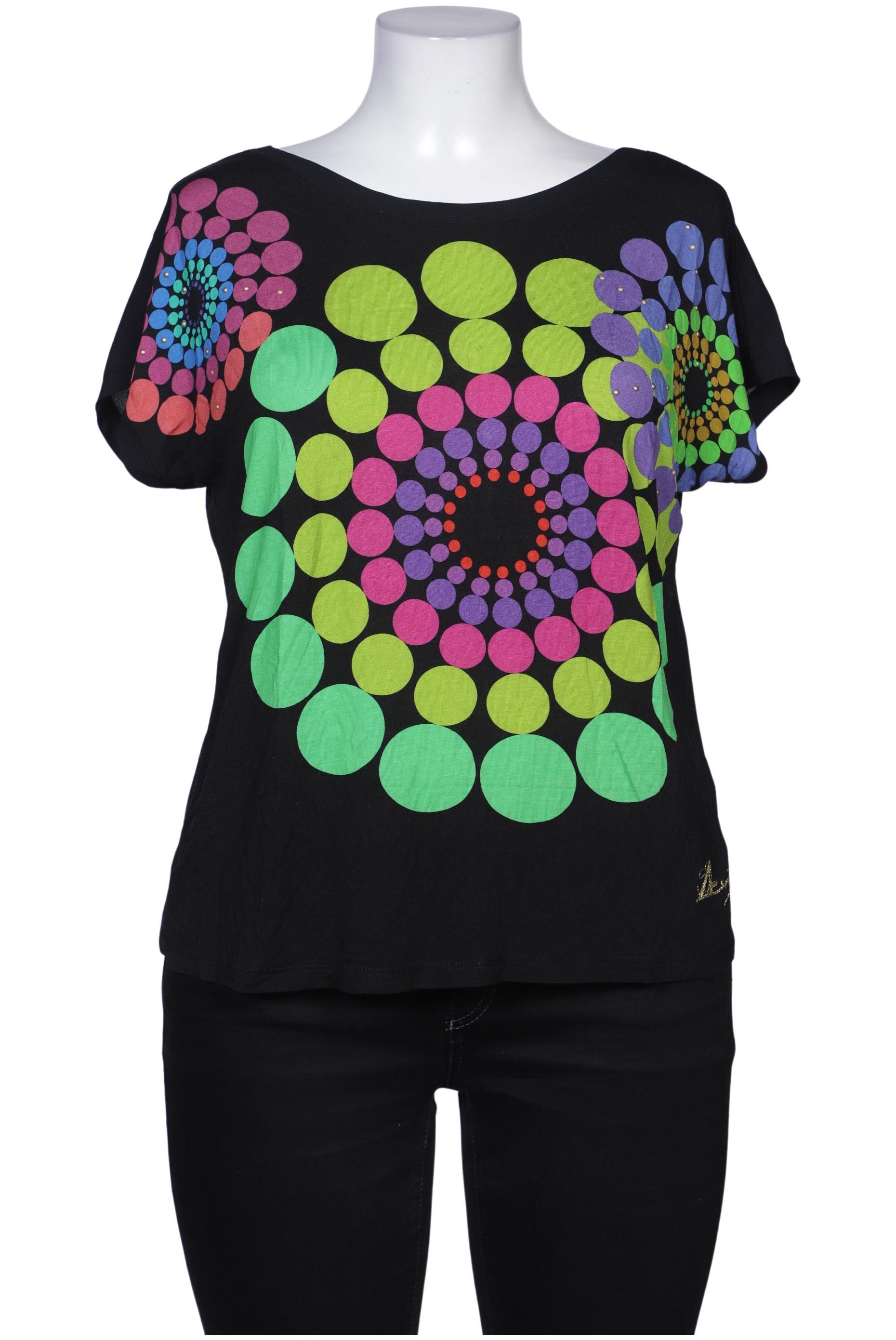 

Desigual Damen T-Shirt, schwarz, Gr. 44