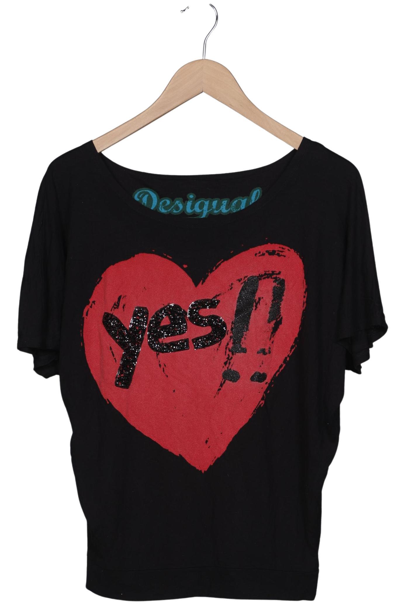 

Desigual Damen T-Shirt, schwarz, Gr. 36