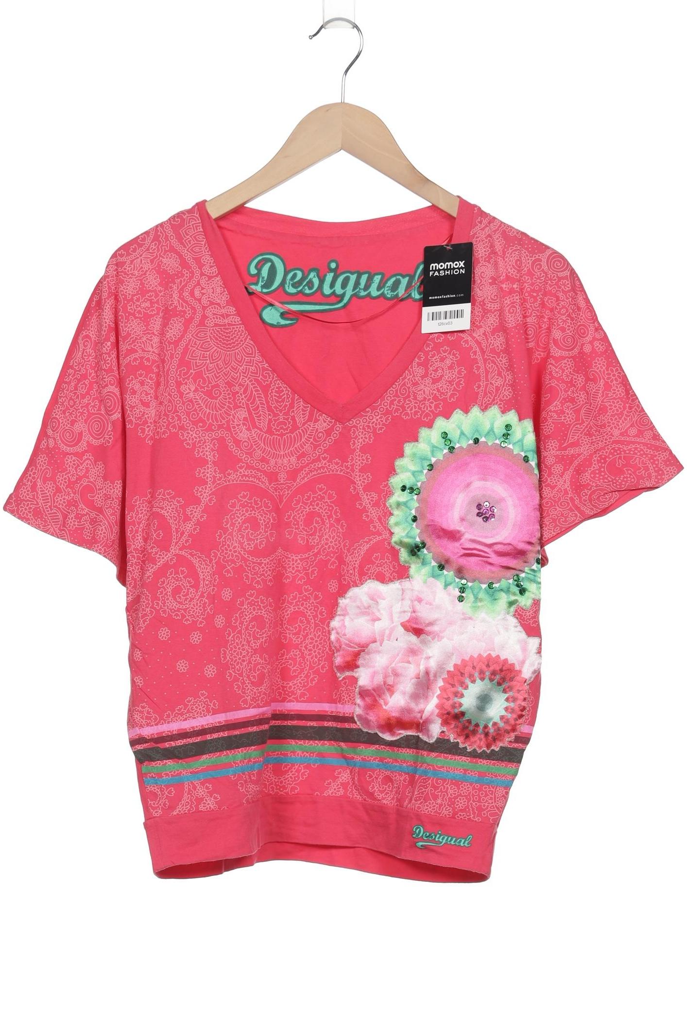 

Desigual Damen T-Shirt, rot, Gr. 38