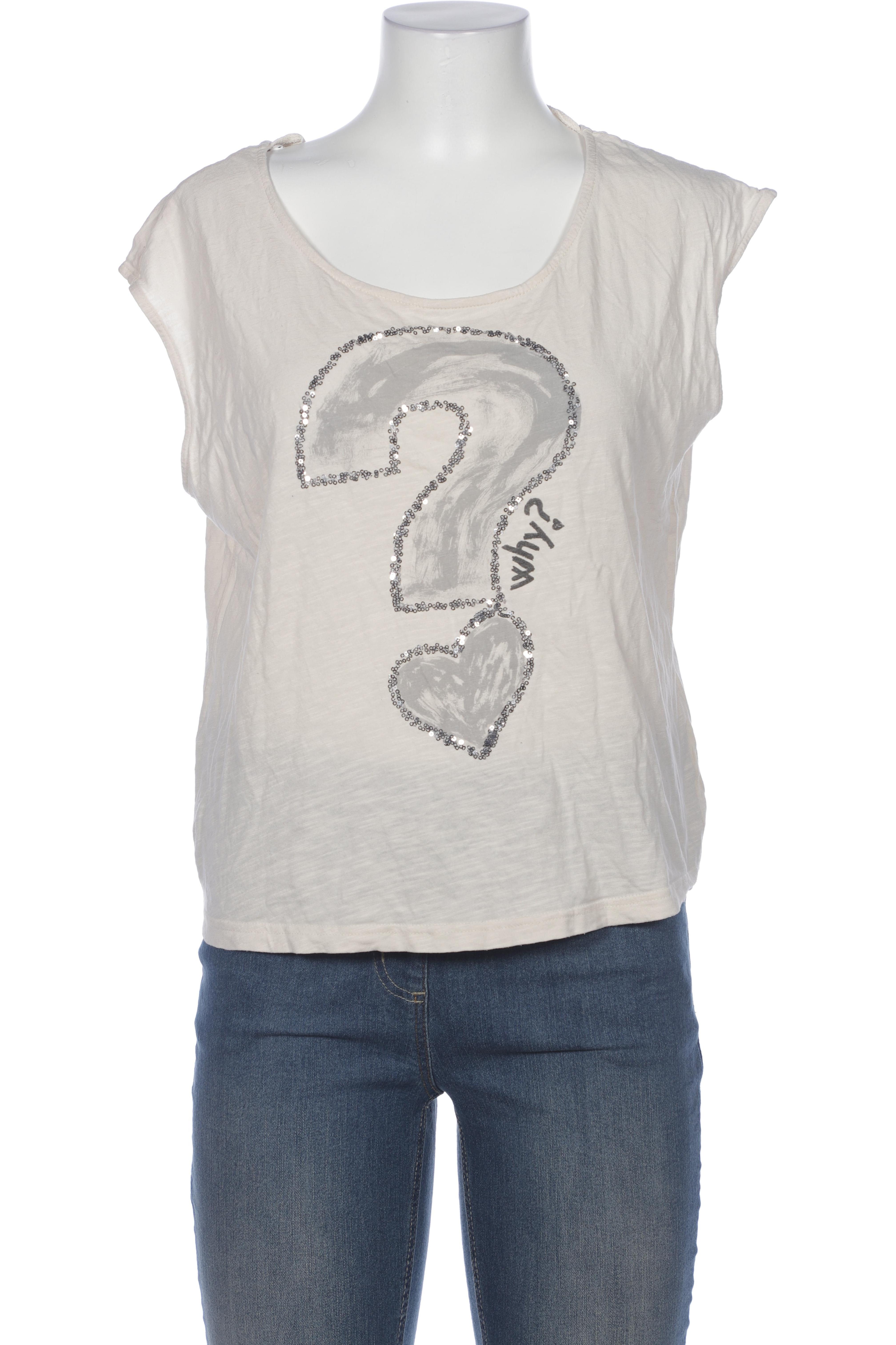 

Desigual Damen T-Shirt, cremeweiß, Gr. 38