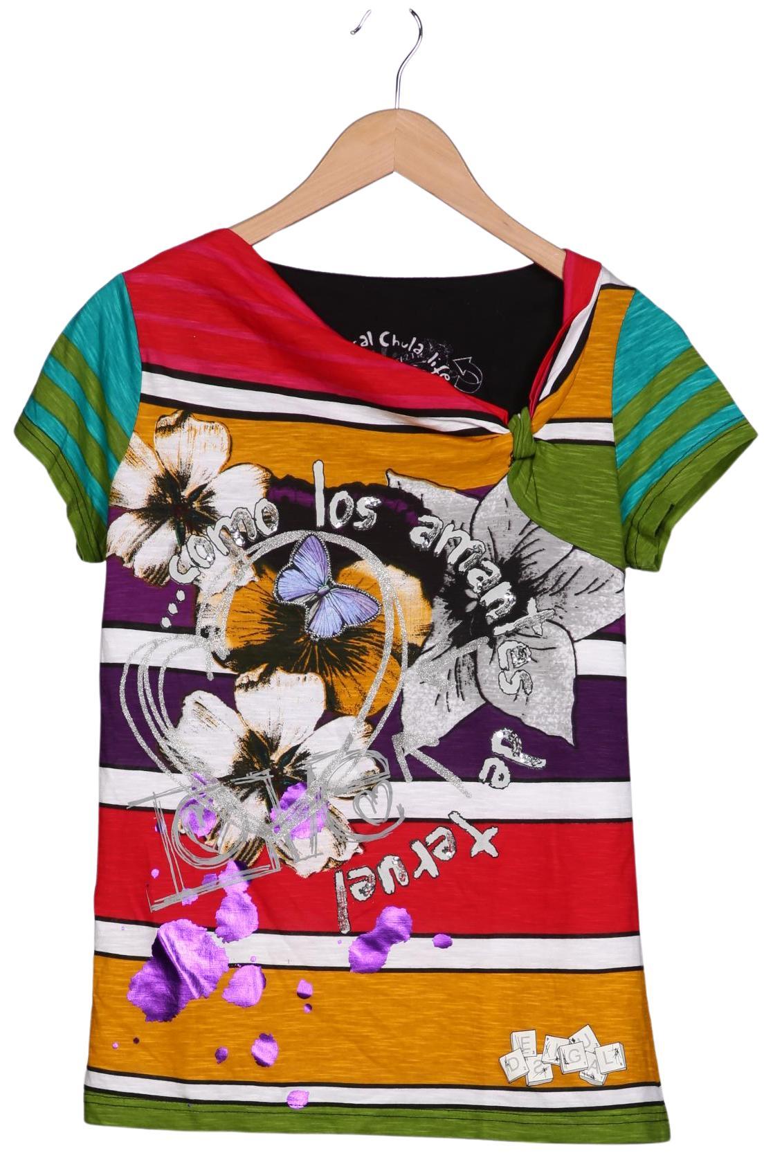 

Desigual Damen T-Shirt, mehrfarbig, Gr. 38